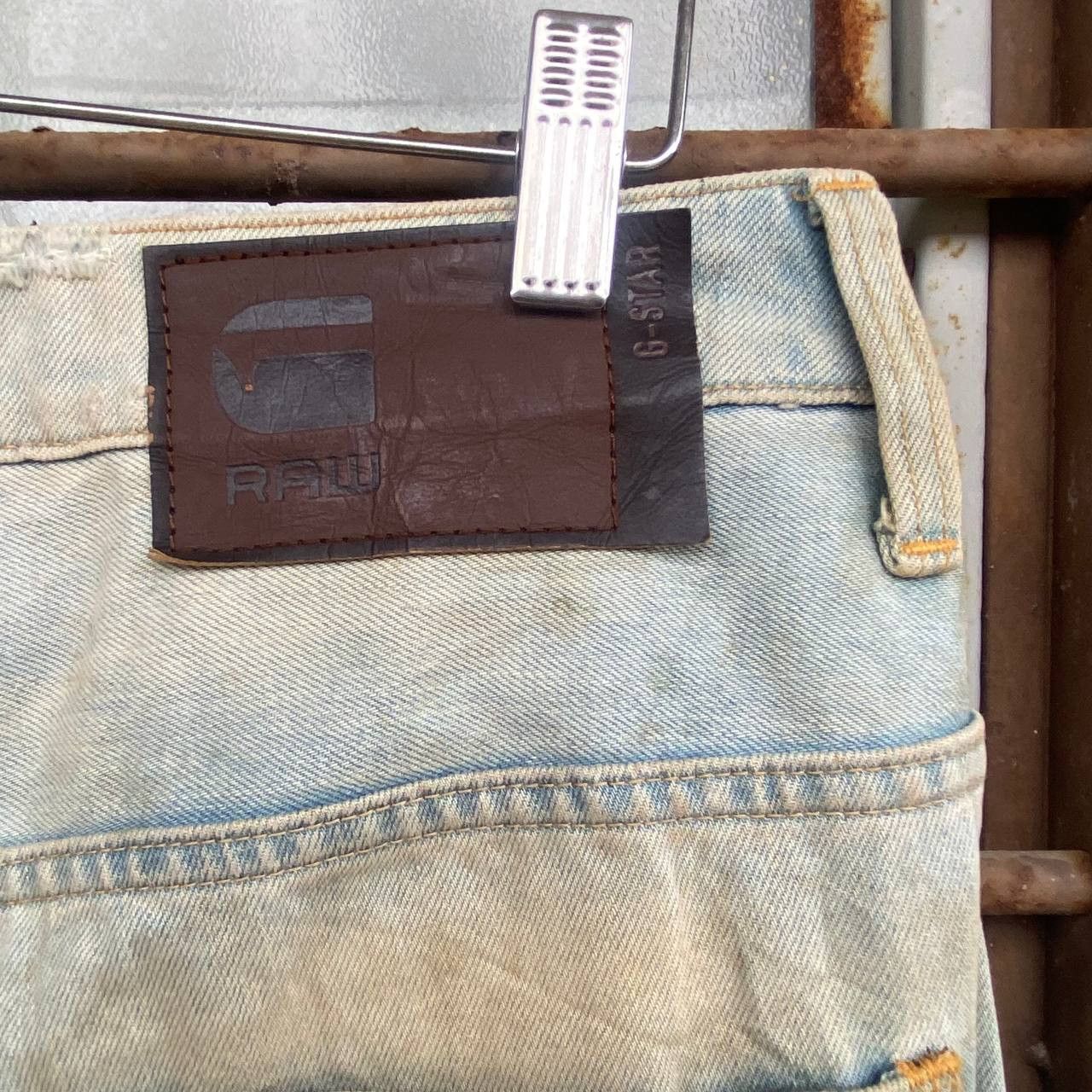 G-Star VTGE GSTAR DISTRESSED JEAN RUSTY WASH ASSYMETRIC LEG SLIMFIT Size US 30 / EU 46 - 15 Thumbnail