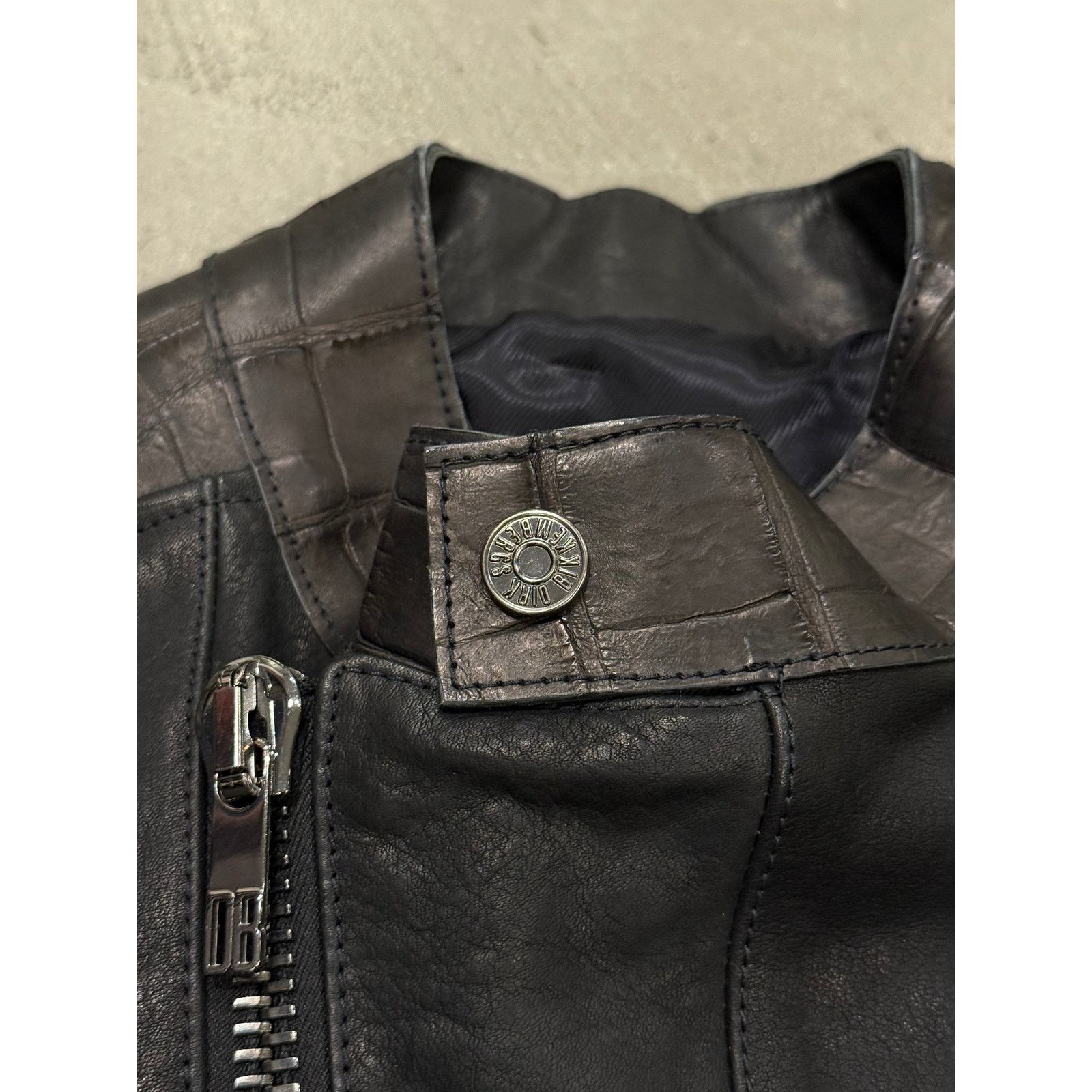 Dirk Bikkembergs 2000s Dirk Bikkembergs embossed crocodile leather jacket Size US L / EU 52-54 / 3 - 8 Thumbnail