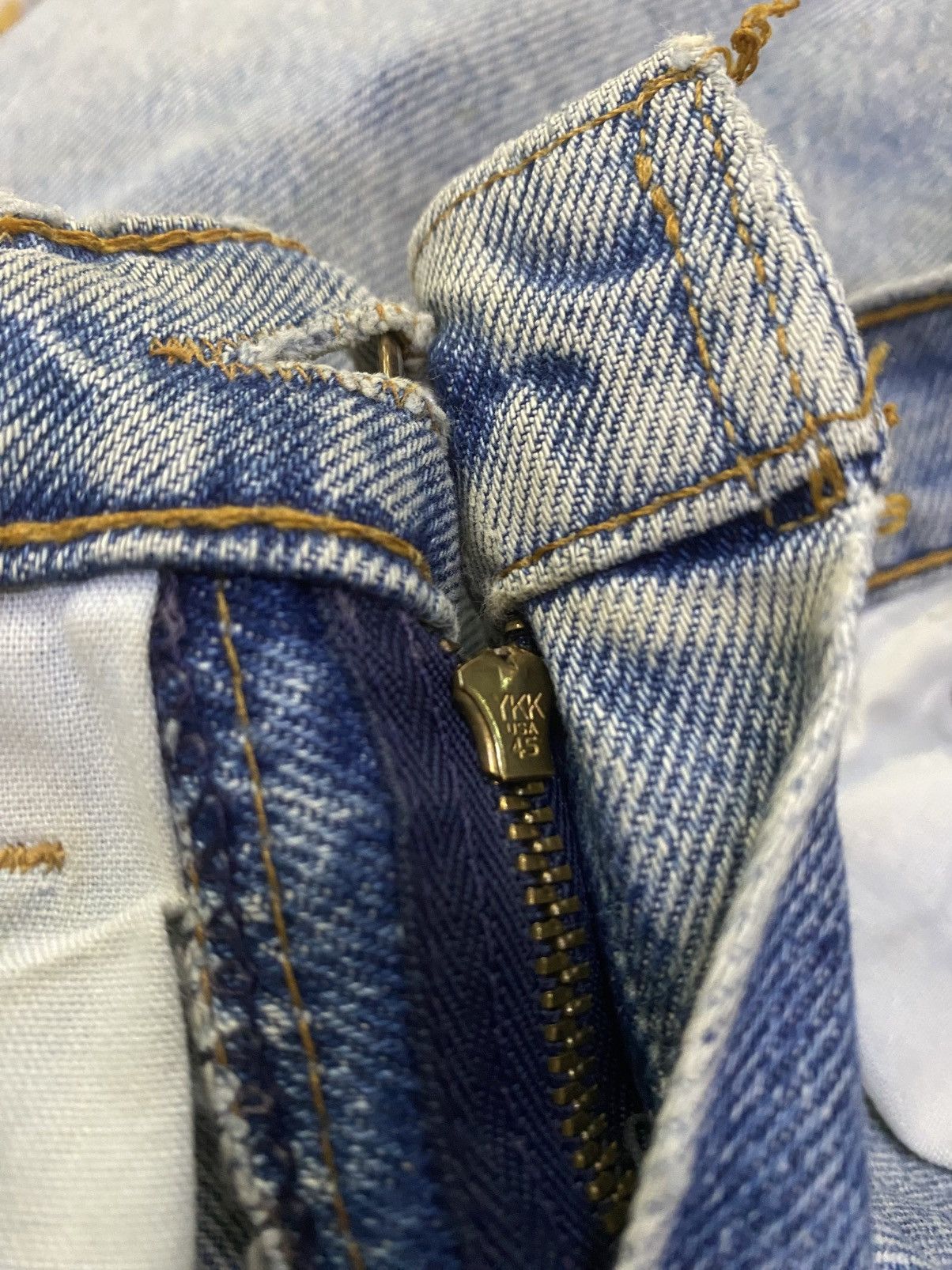 Levi's × Levi's Vintage Clothing × Vintage Vintage Levi’s USA 505 Distressed Denim Size US 28 / EU 44 - 16 Thumbnail