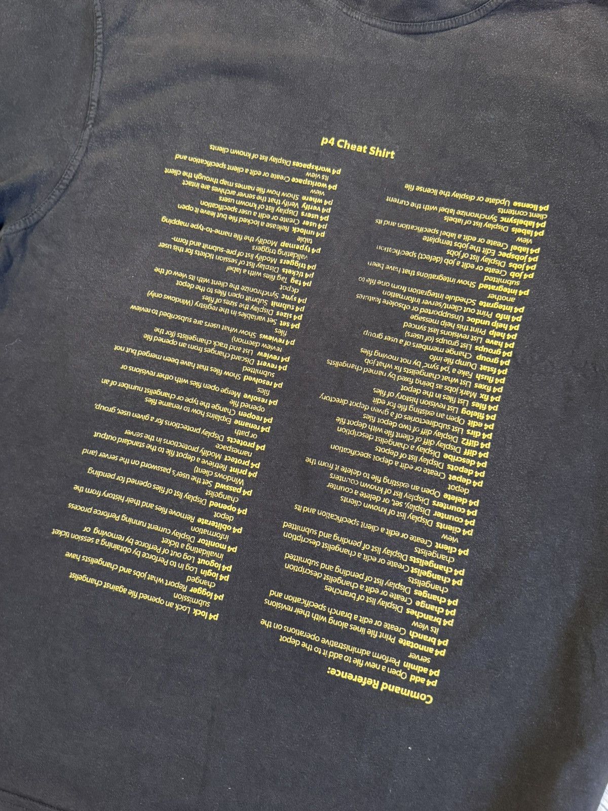 Vintage 🔷Rare Vintage P4 Cheat Perforce System Software T-shirt🔷 Size US L / EU 52-54 / 3 - 3 Thumbnail
