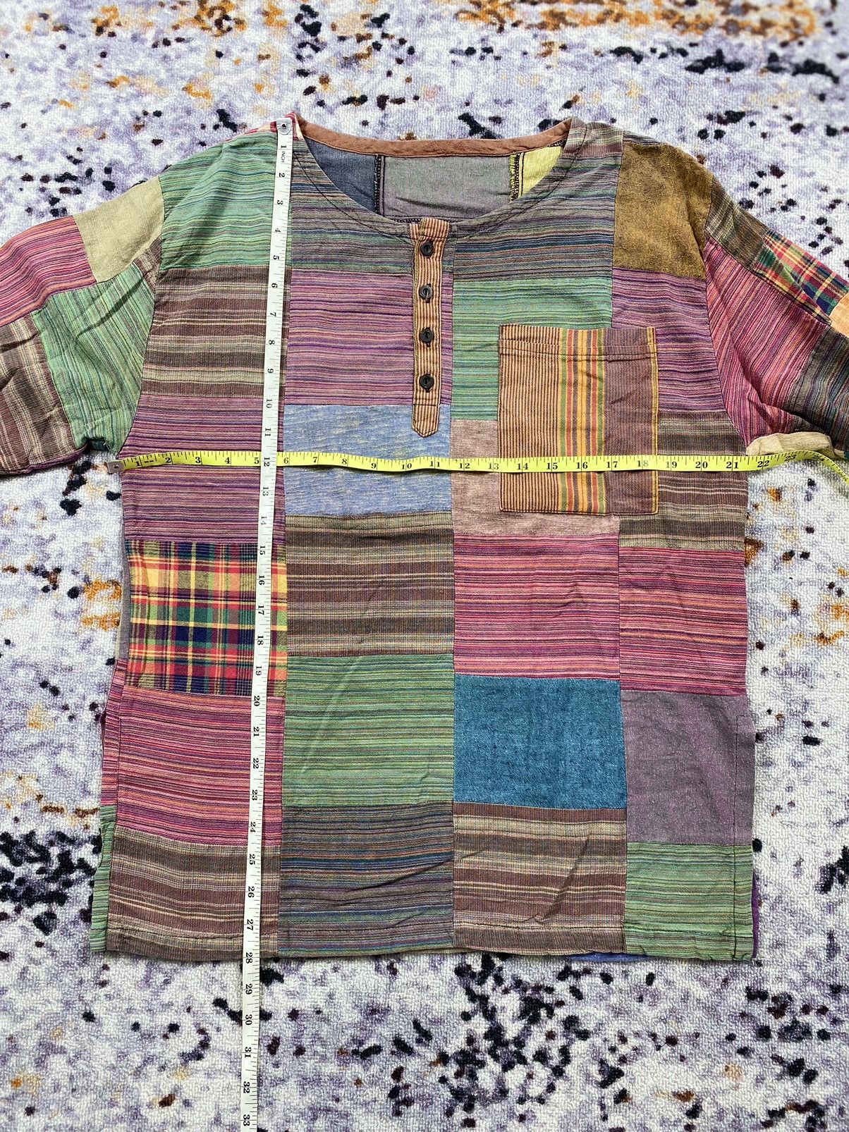 Japanese Brand “RARE” Ganesha Patchwork kapital style Size US L / EU 52-54 / 3 - 8 Thumbnail