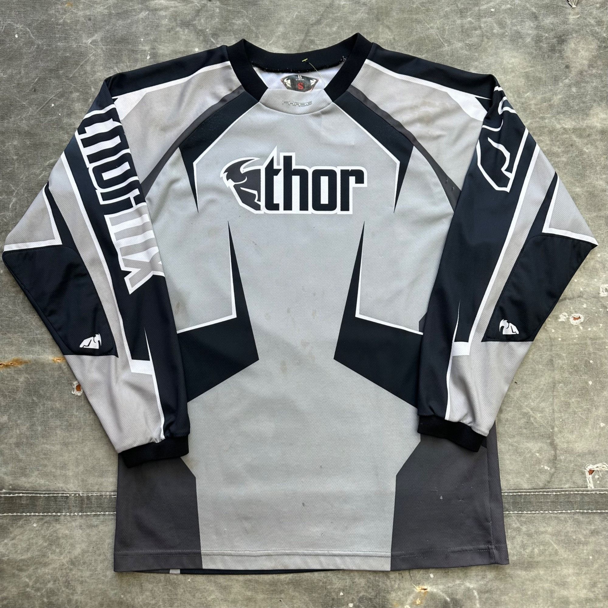 Vintage Vintage Thor Motocross Mesh Lightweight Jersey Size US S / EU 44-46 / 1 - 1 Thumbnail