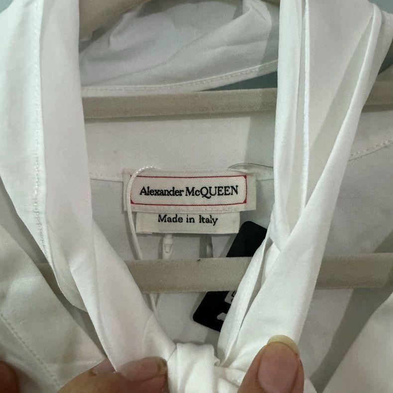 Alexander McQueen Alexander Mcqueen White shirt Size M / US 6-8 / IT 42-44 - 3 Thumbnail