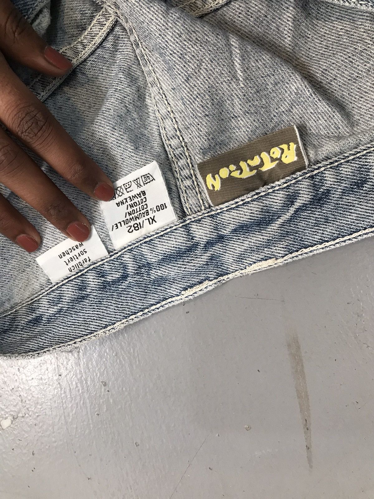 Vintage Vintage rotation big pocket loose fit denim Size US 30 / EU 46 - 7 Thumbnail