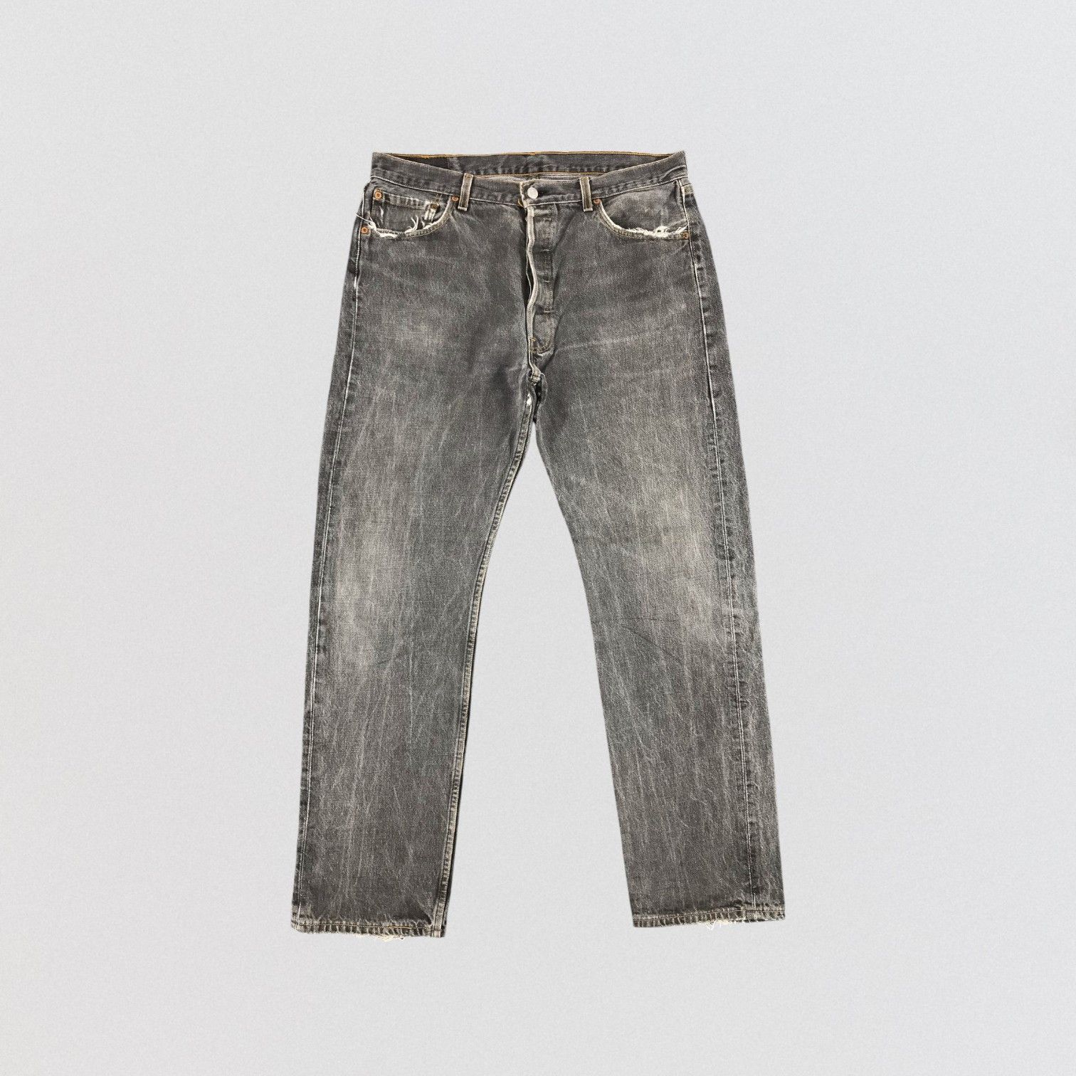 Levi's Vintage 90s Faded Levis Levis 501 Jeans-JM1629 Size US 37 - 1 Thumbnail