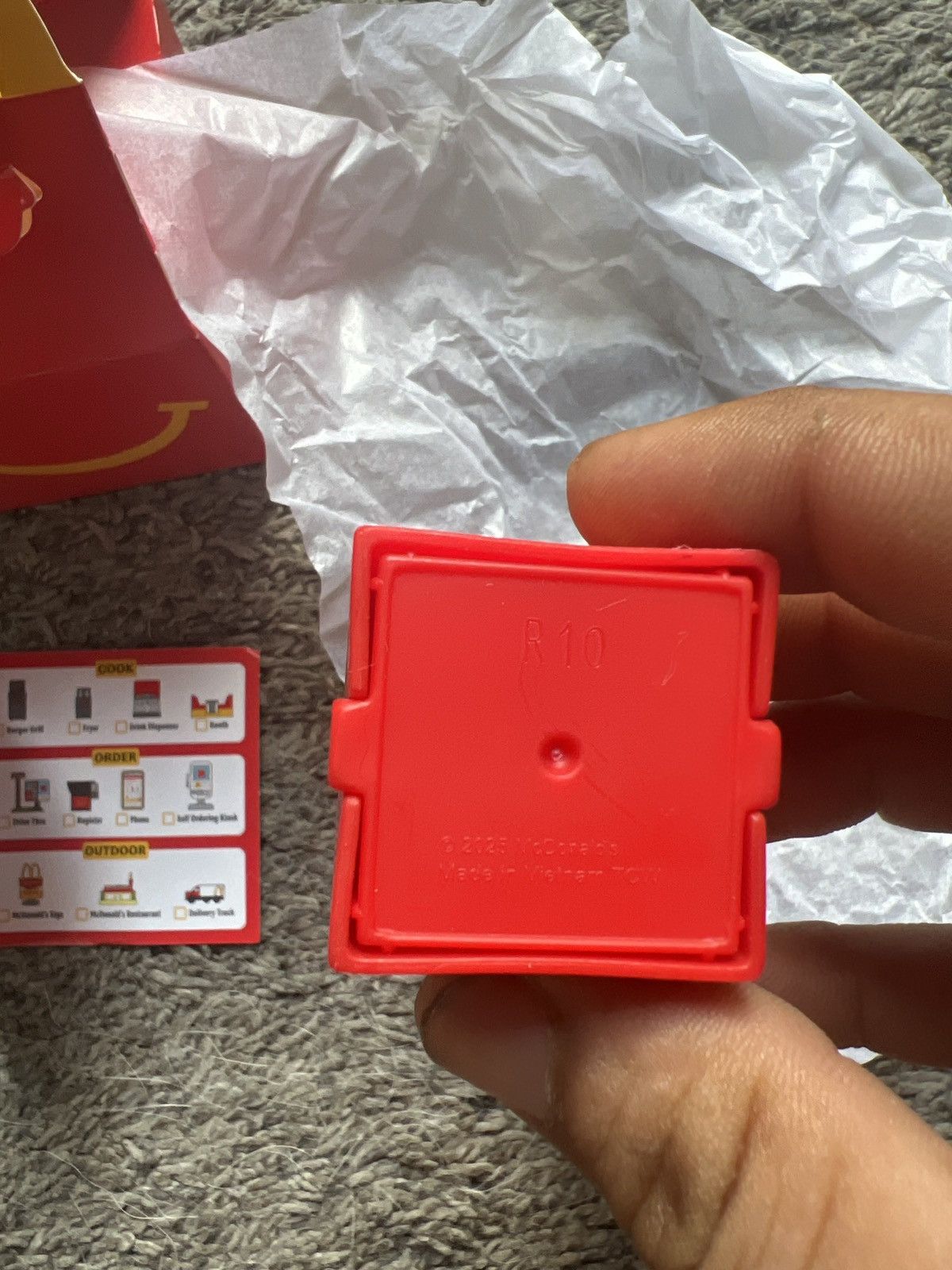 Hypebeast 2025 Lil McDonald’s Happy Meal Box Miniature Size ONE SIZE - 3 Thumbnail