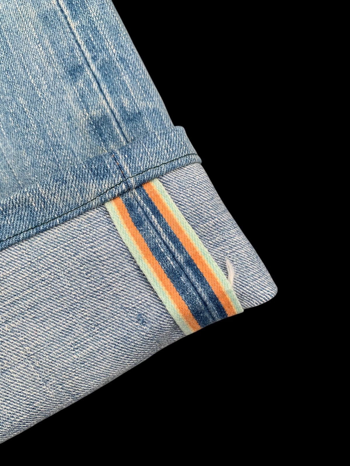 Edwin VINTAGE EDWIN 505s SELVEDGE FADED&RUSTY DISTRESSED DENIM Size US 32 / EU 48 - 24 Thumbnail