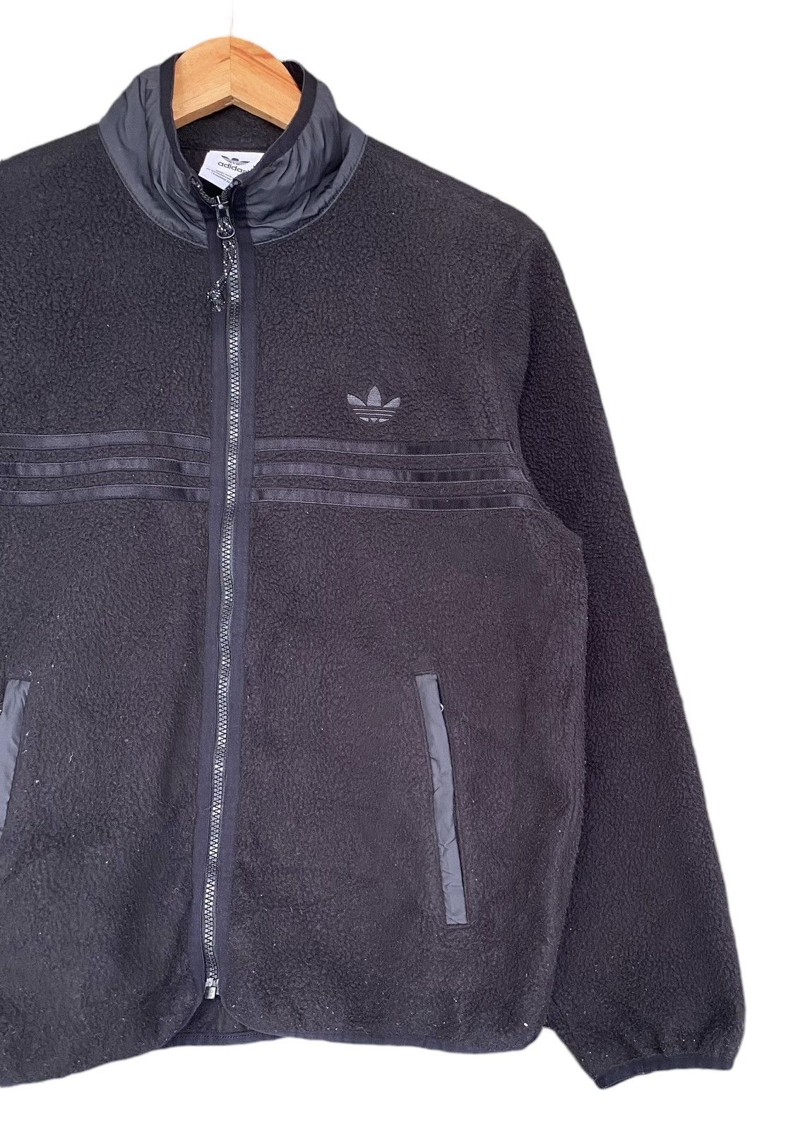 Adidas ADIDAS Fleece Zipper Jacket Size US XS / EU 42 / 0 - 2 Thumbnail