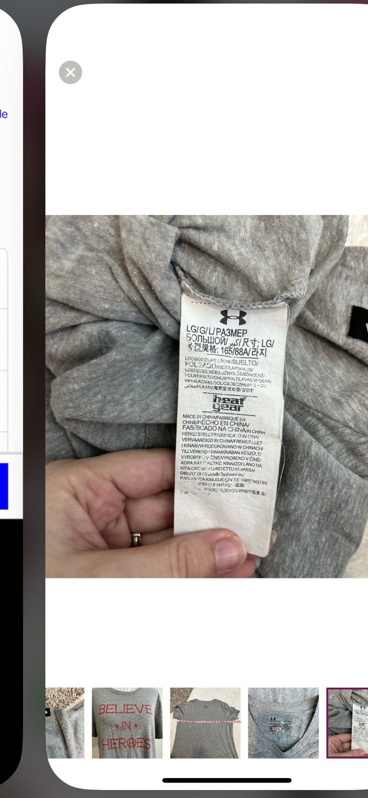 Under Armour Under armour women’s large wounded warrior project tee Size L / US 10 / IT 46 - 7 Thumbnail