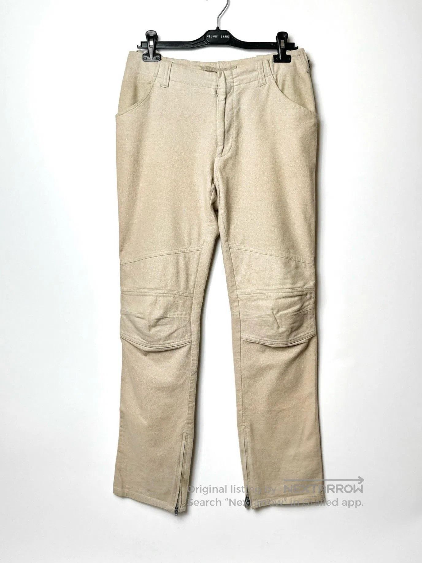 Helmut Lang Helmut Lang 1999 Moleskin Astro Zip Pants. Size US 26 / EU 42 - 1 Thumbnail
