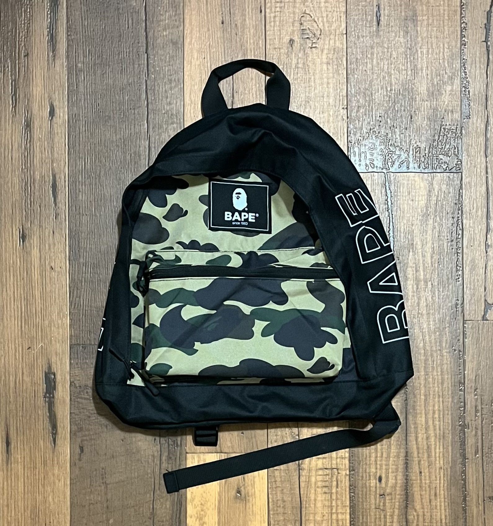 image of Bape Camo Bookbag Backpack, Men's