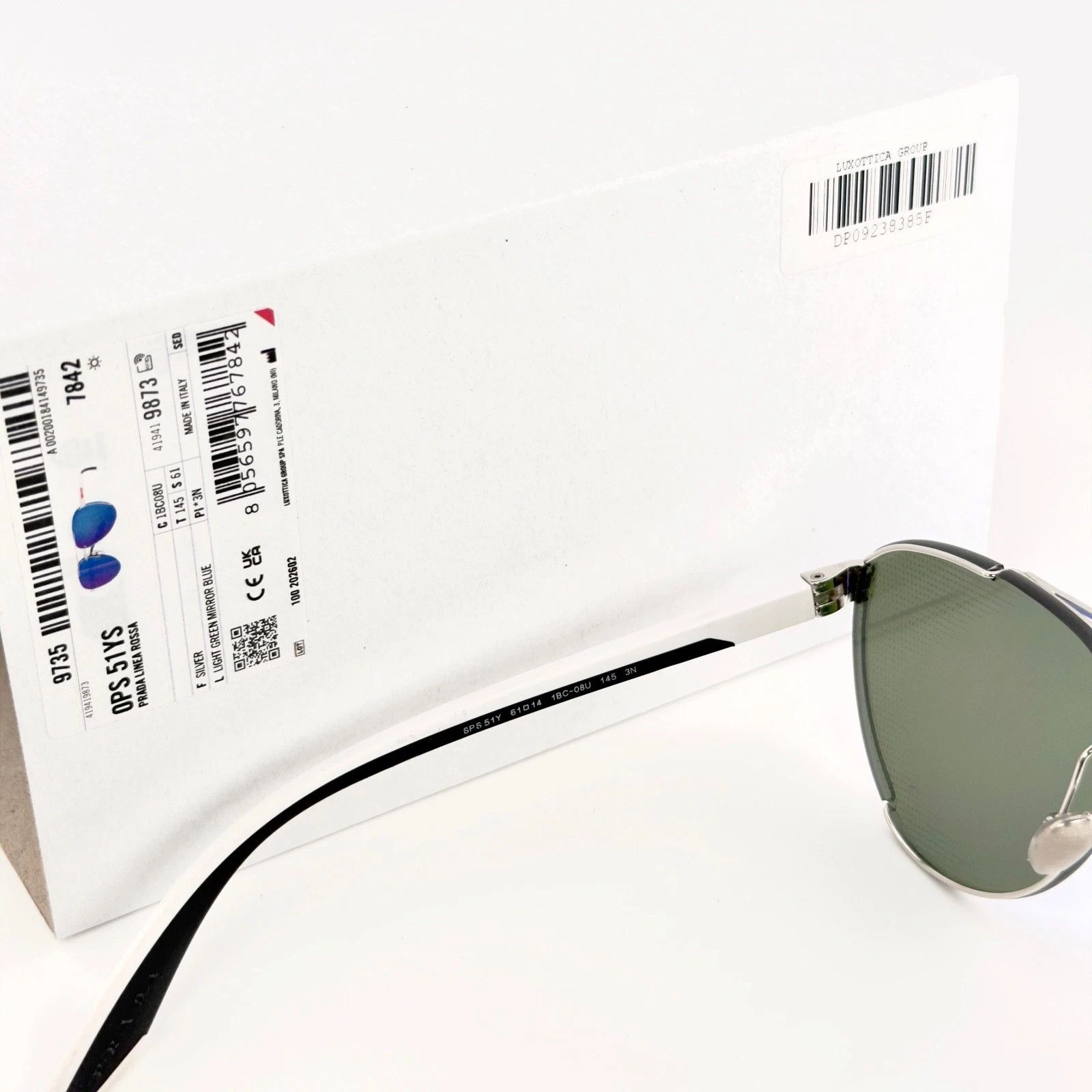 Prada PRADA 51Y Linea Rossa Sport Active Sunglasses White PS51YS Size ONE SIZE - 8 Thumbnail