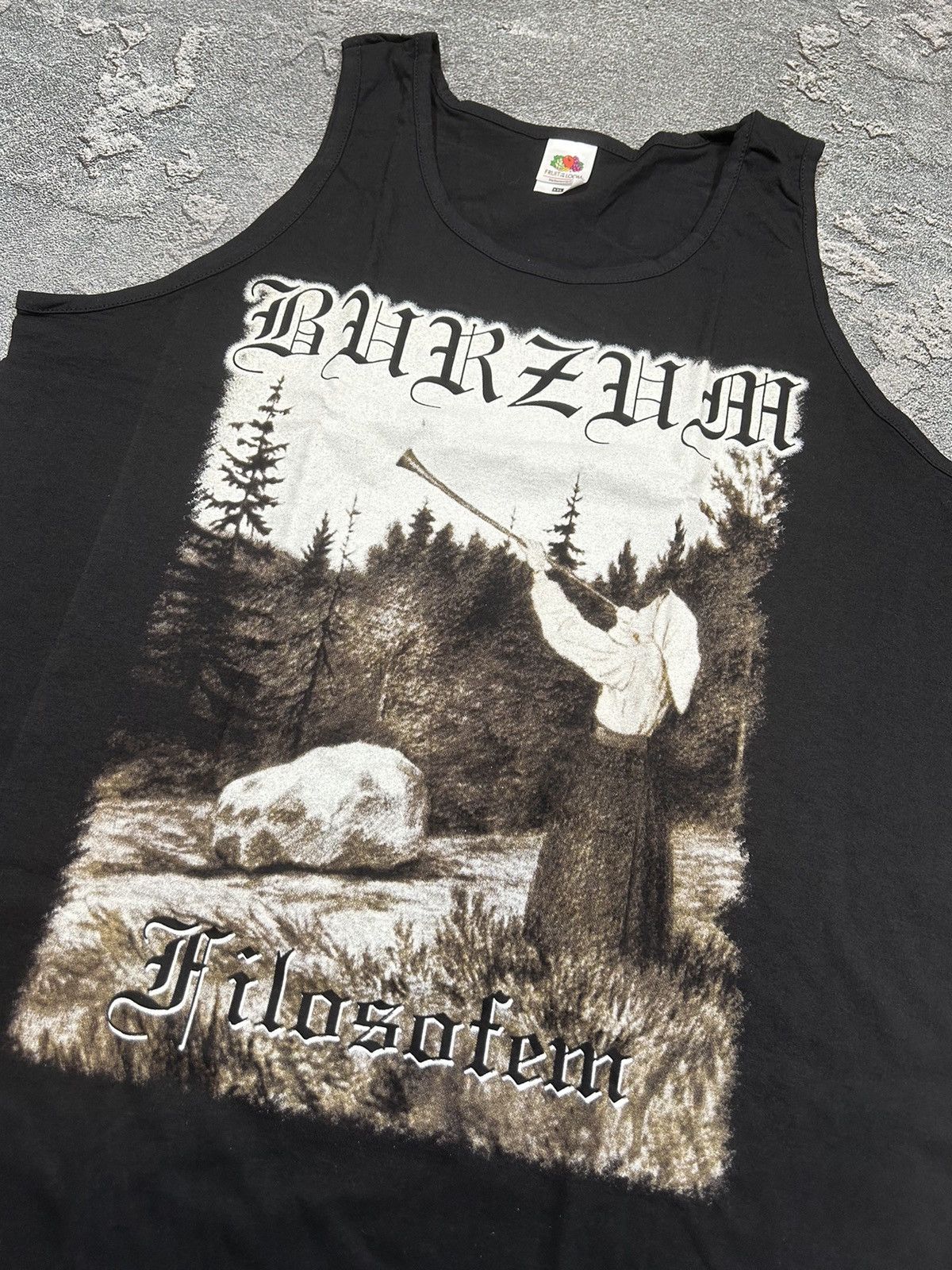 Band Tees × Expert Horror × Vintage Vintage Burzum Black Metal Band Tee NEW Size US XL / EU 56 / 4 - 2 Thumbnail