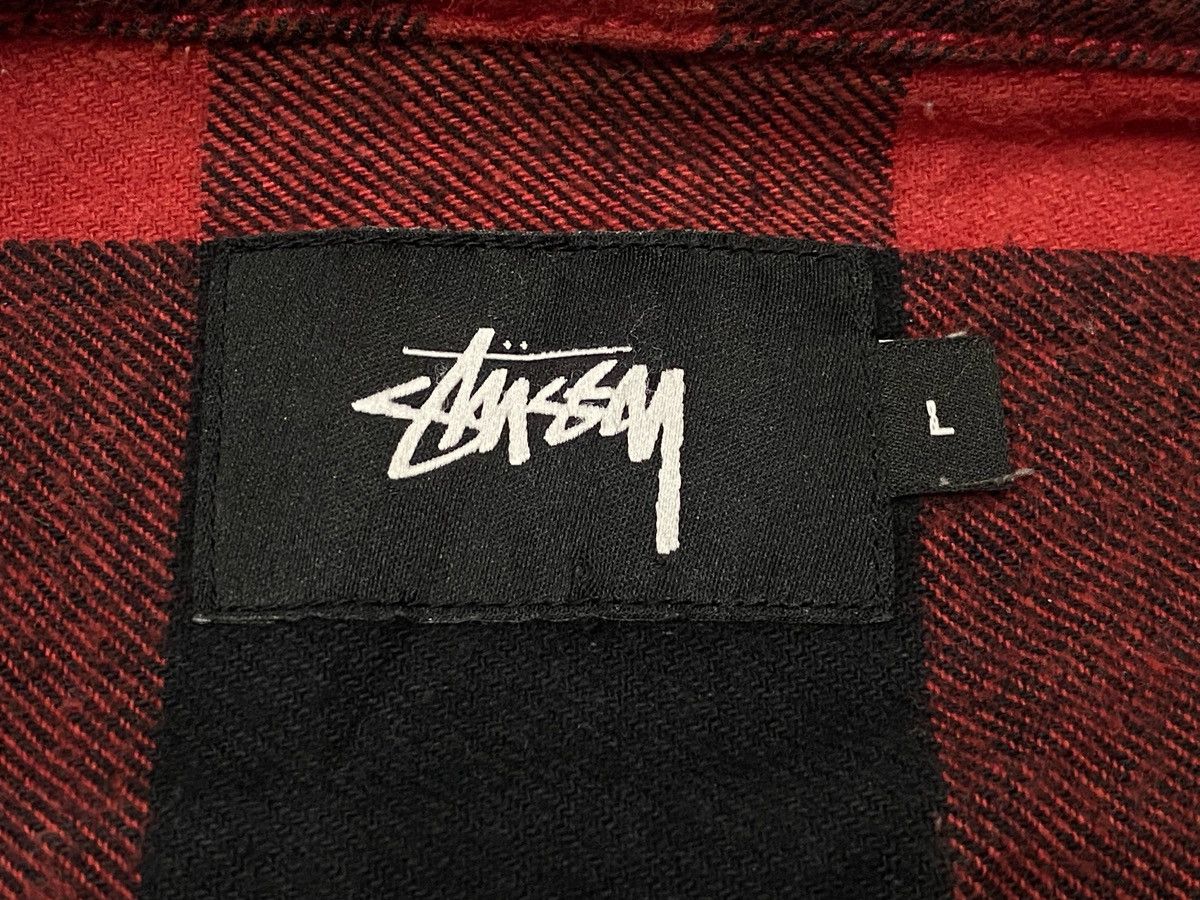 Stussy International Tribe Flannel Zipper Hoodie