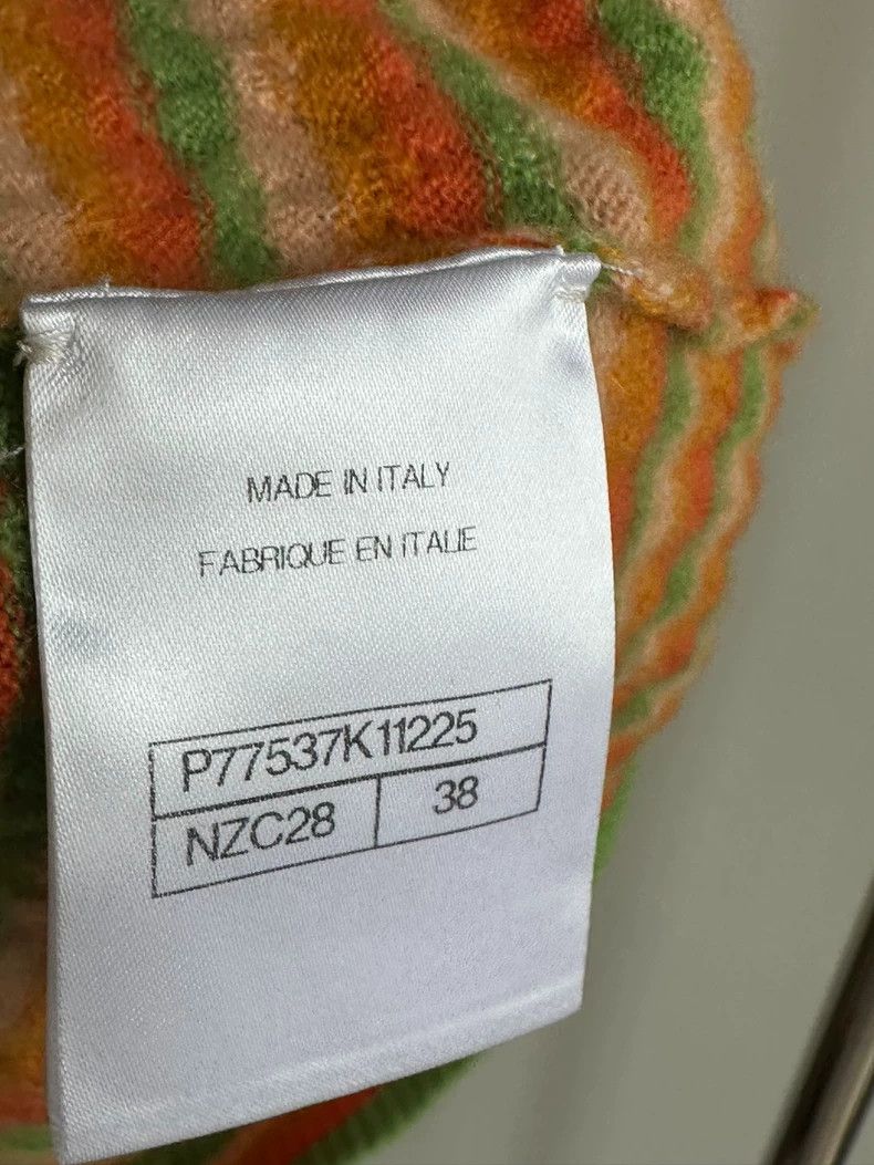 Chanel Chanel Orange cashmere striped vest Size XS / US 0-2 / IT 36-38 - 4 Thumbnail
