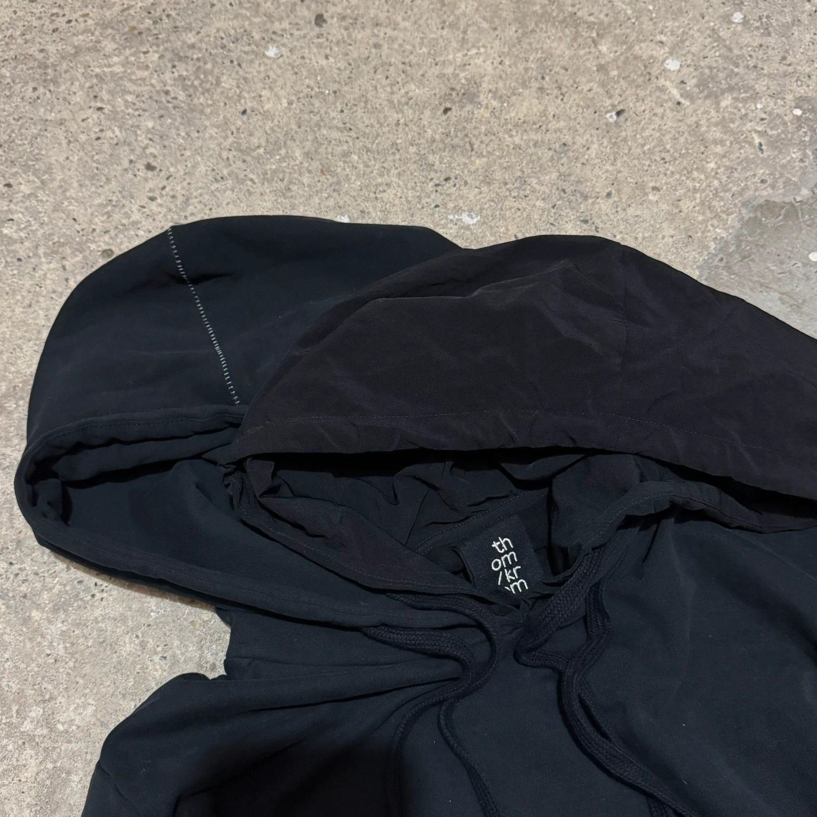 Thom Krom Thom Krom double hood scar stitch hoodie Size US M / EU 48-50 / 2 - 5 Thumbnail