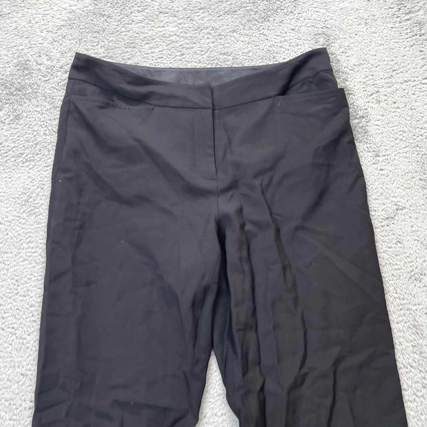 Eileen Fisher Eileen Fisher Pants Womens Medium P Black Dress Straight Leg Business Formal Size 30" / US 8 / IT 44 - 3 Thumbnail