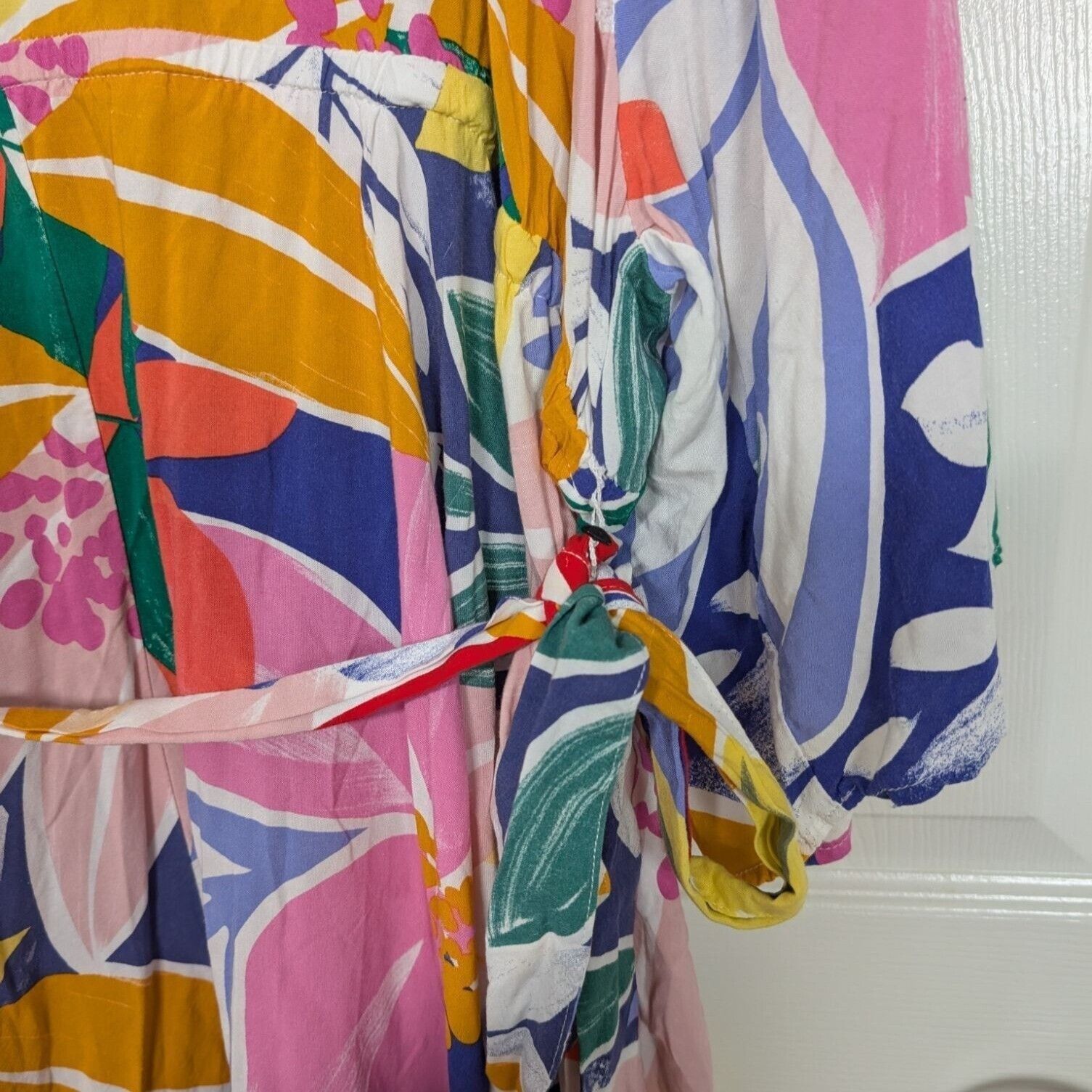 Designer Eloquii Elements Paradiso Floral Maxi Romper Womens Size 28 Size 4XL / US 24-26 - 4 Thumbnail