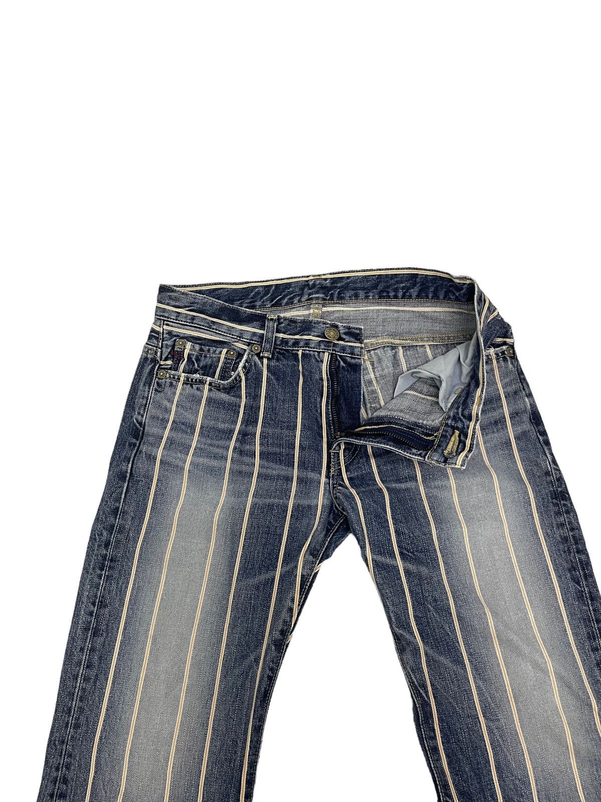 Edwin × Vintage Vintage Edwin Striped Flare Disclosed Denim Jeans Size US 29 - 11 Thumbnail