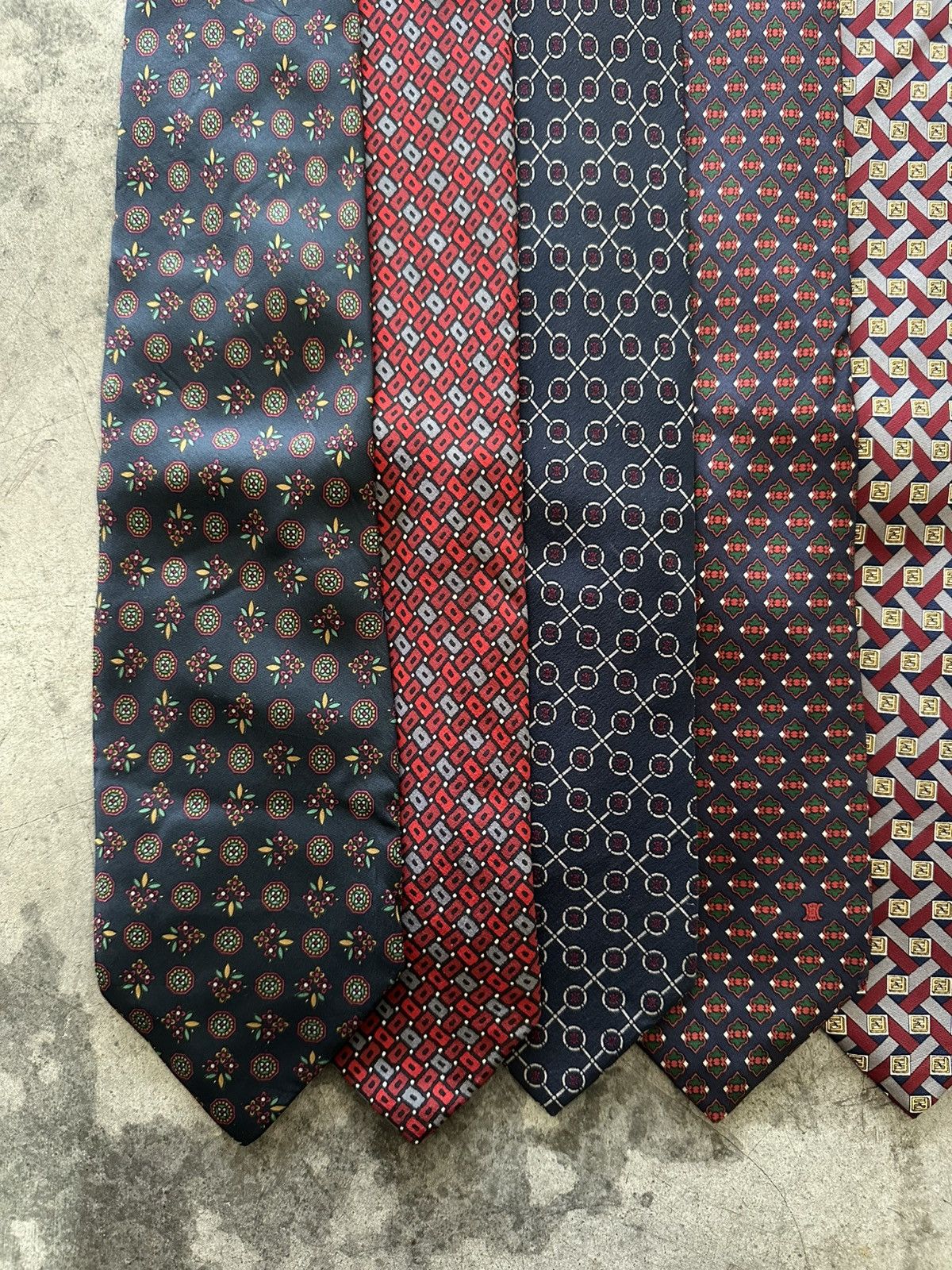 Balenciaga Lot of 7 Luxury Designer Tie Size ONE SIZE - 2 Thumbnail