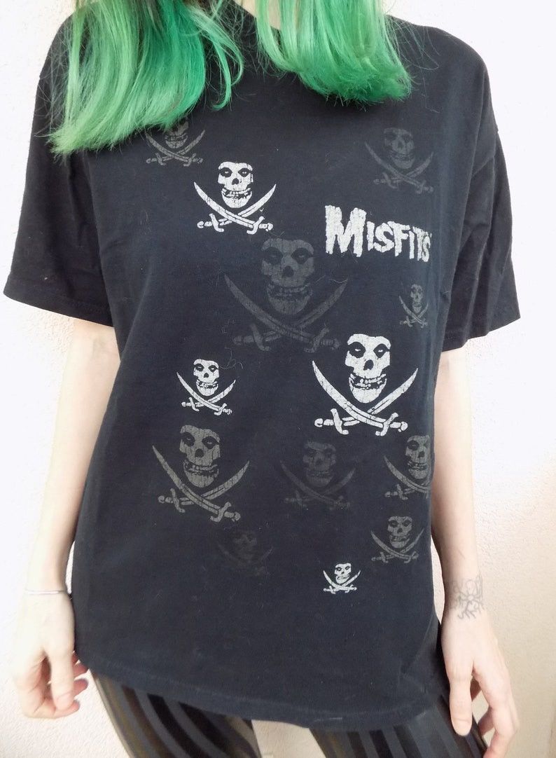 Band Tees Vintage 90's Misfits T-shirt Size US L / EU 52-54 / 3 - 3 Thumbnail