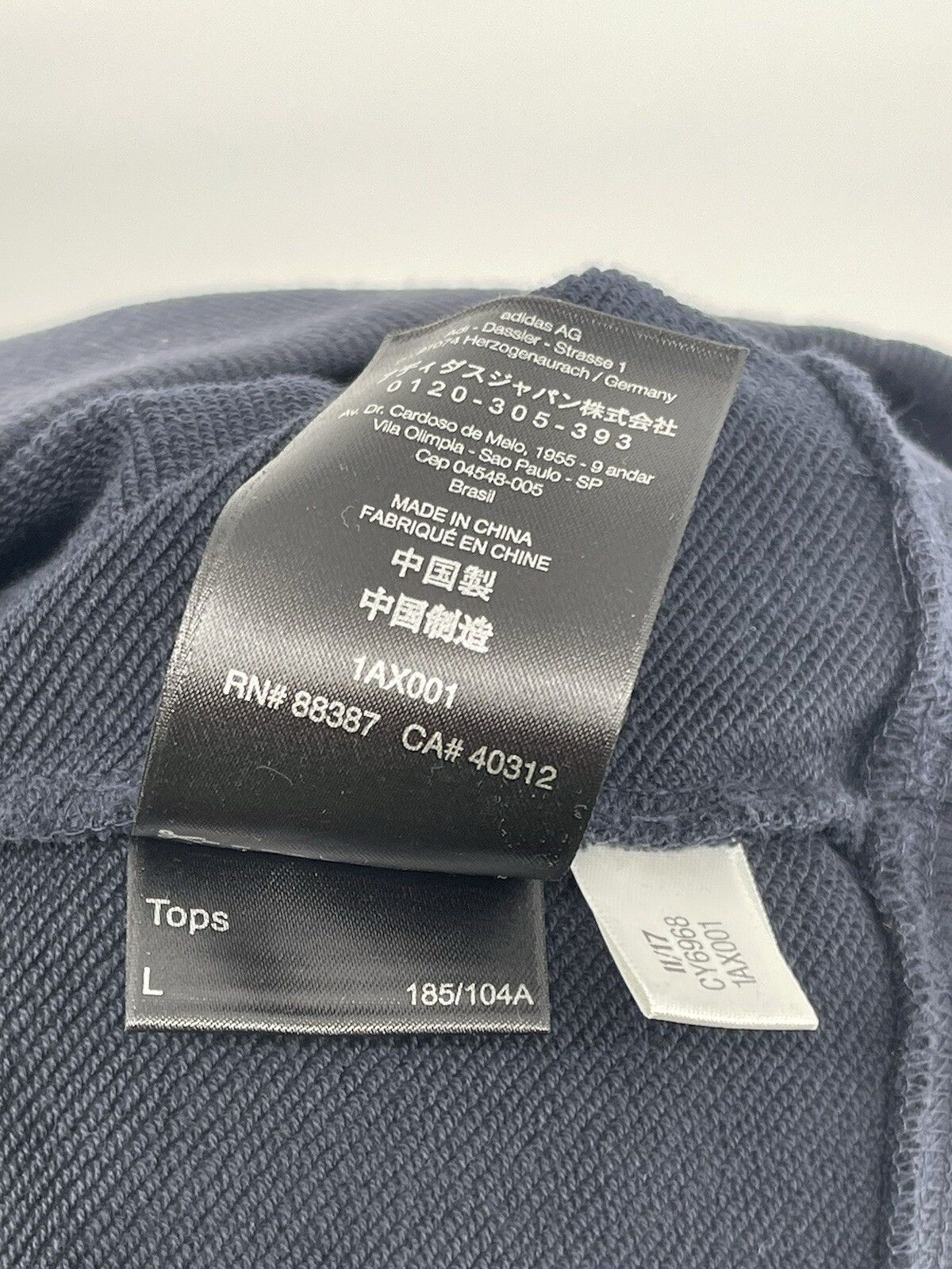 Adidas × Y-3 Adidas Y-3 Yohji Yamamoto Pullover Hoodie Sweatshirt Large Size US L / EU 52-54 / 3 - 9 Thumbnail