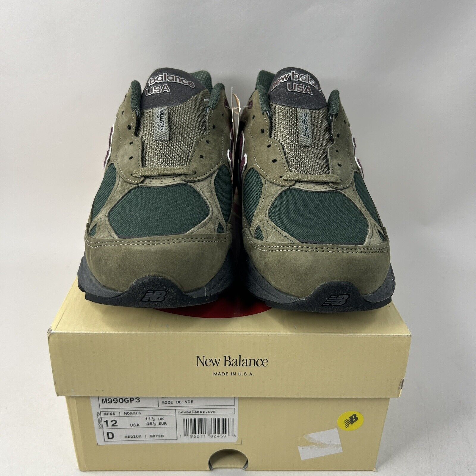 New Balance New Balance 990v3 X Teddy Saints “Green Purple” 2024 Size US 12 / EU 45 - 2 Thumbnail