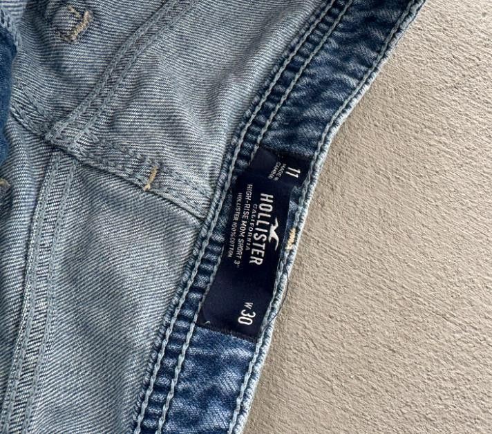 Designer Hollister Denim Shorts W30 Size 30" / US 8 / IT 44 - 2 Thumbnail
