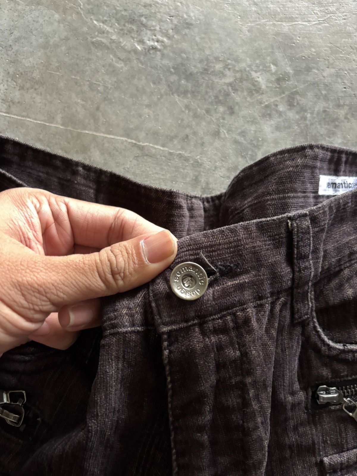 semanticdesign FLARE SEMANTIC DESIGN CARGO STRIPE ARMY JAPANESE GRUNGE Size US 32 / EU 48 - 3 Thumbnail