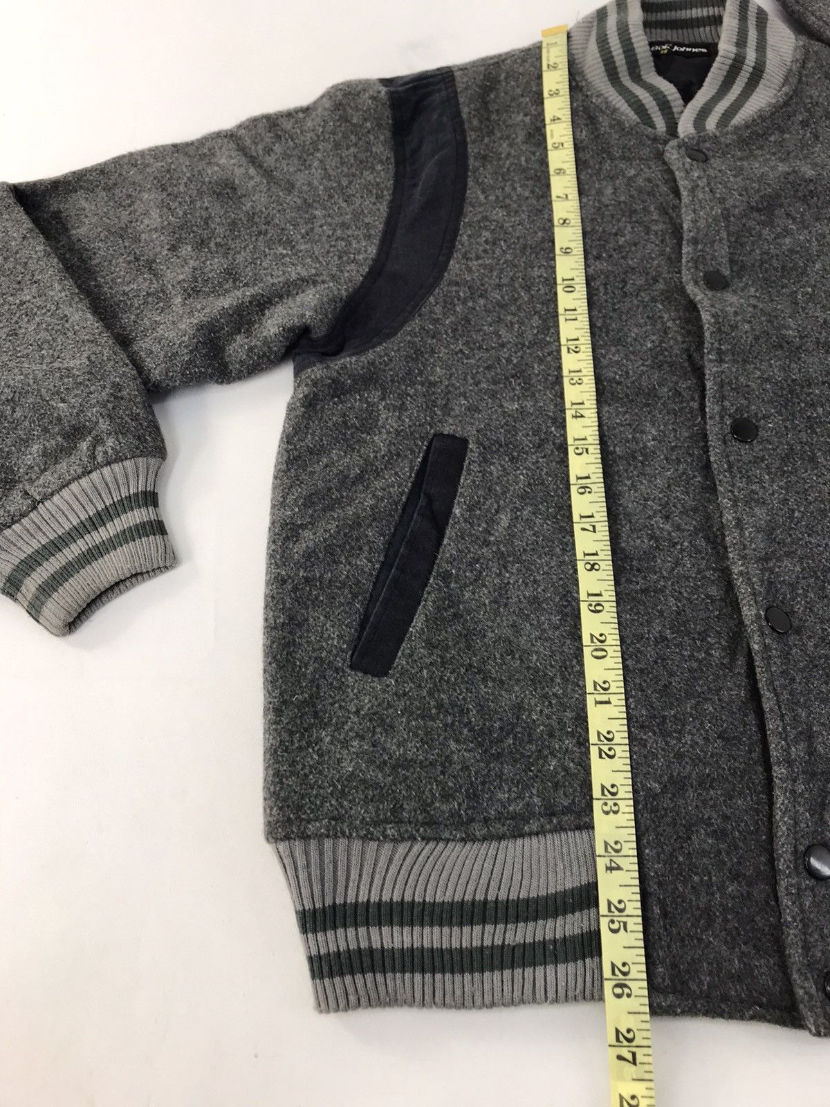 Vintage Varsity Jacket Wool Sleeve Quilted Padded Inner Size US M / EU 48-50 / 2 - 10 Thumbnail