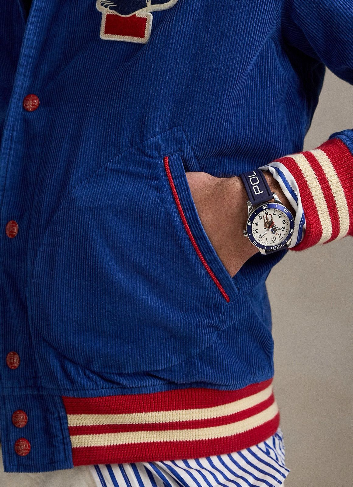 Polo Ralph Lauren Polo Ralph Lauren P-Wing Corduroy Jacket XL Varsity Bomber Size US XL / EU 56 / 4 - 6 Thumbnail