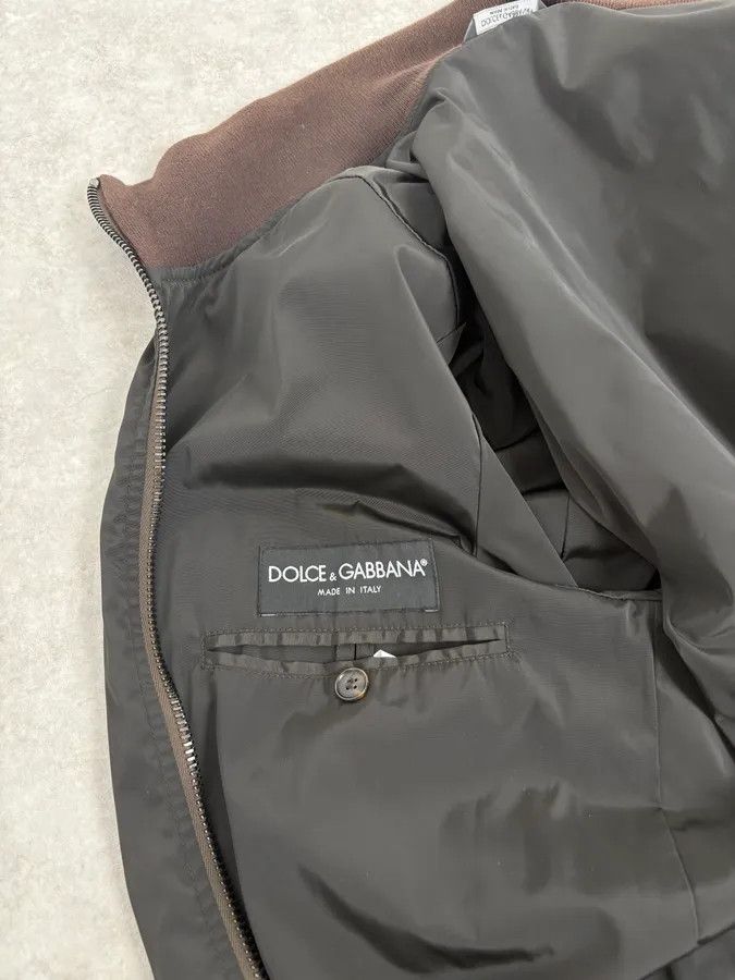 Dolce & Gabbana 2000s Dolce & Gabbana Brown Nylon Signature Jacket Size US M / EU 48-50 / 2 - 8 Thumbnail