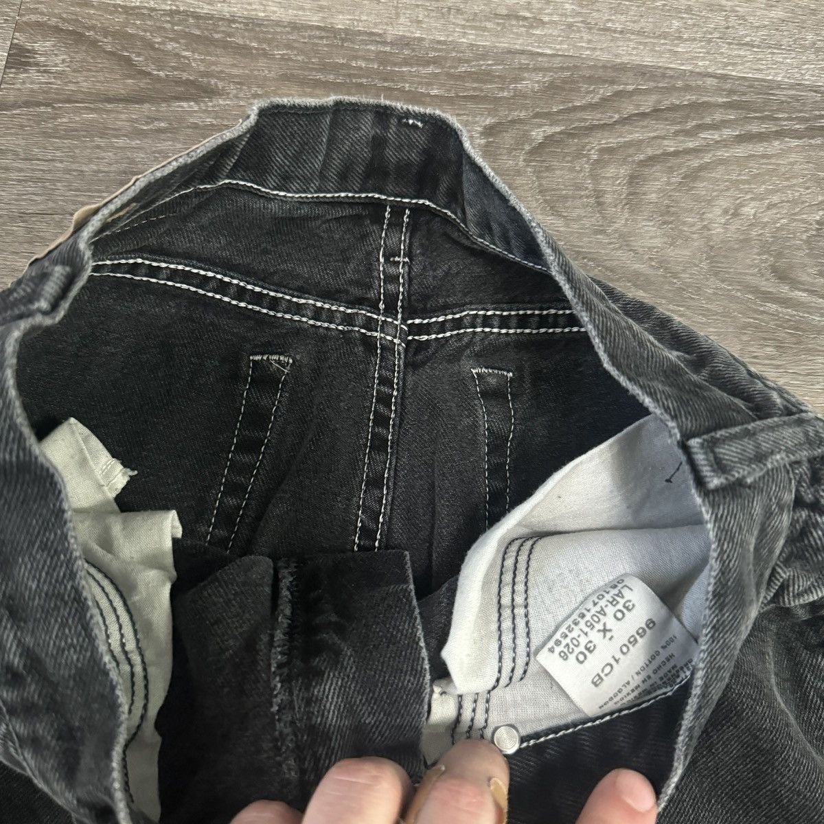 StraightFaded × Vintage × Wrangler Essential Vintage y2k Wrangler faded black jeans Size US 30 / EU 46 - 5 Thumbnail