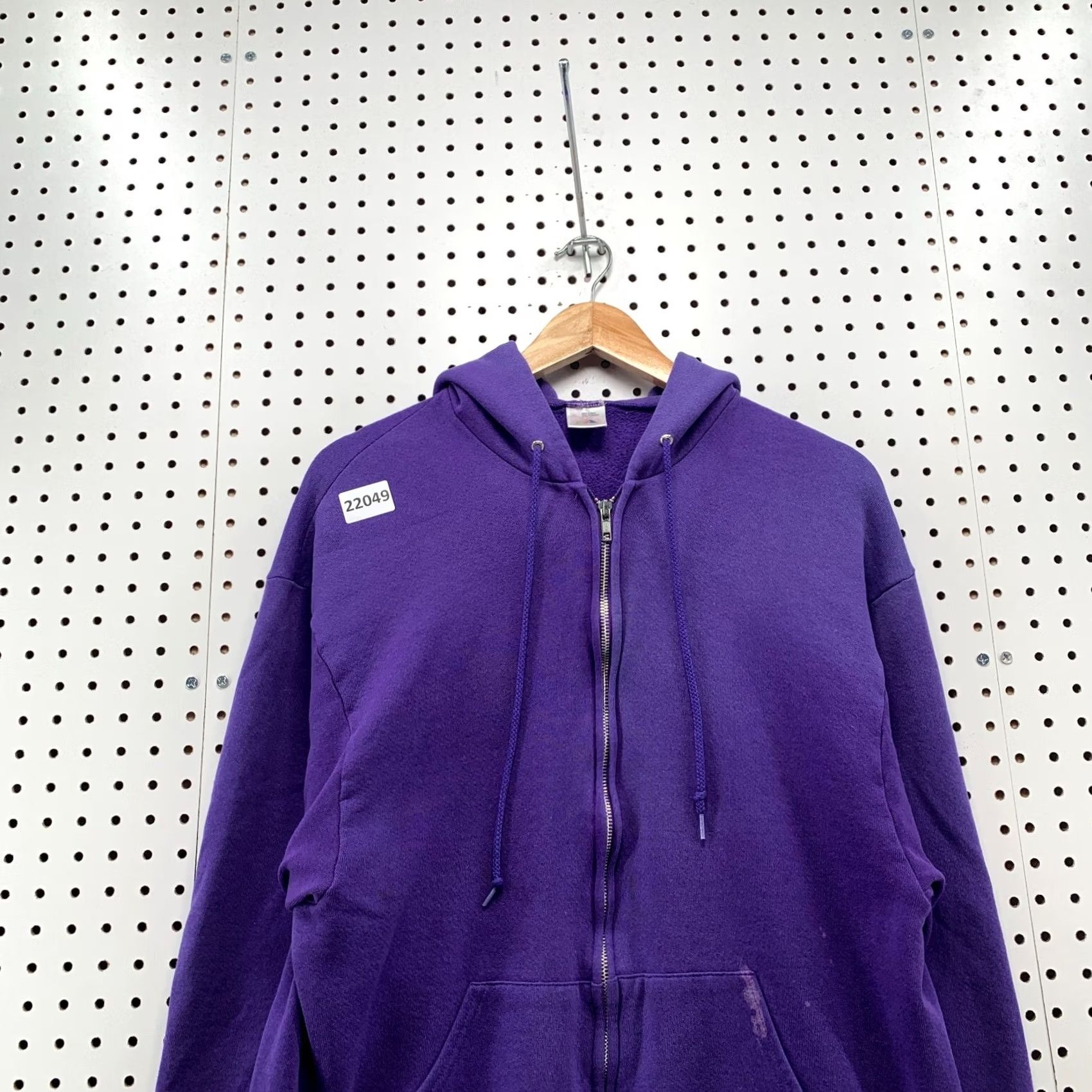 Vintage Vintage 90s Hooded Full Zip Sweatshirt Purple FOTL Mens Large Size US L / EU 52-54 / 3 - 5 Thumbnail