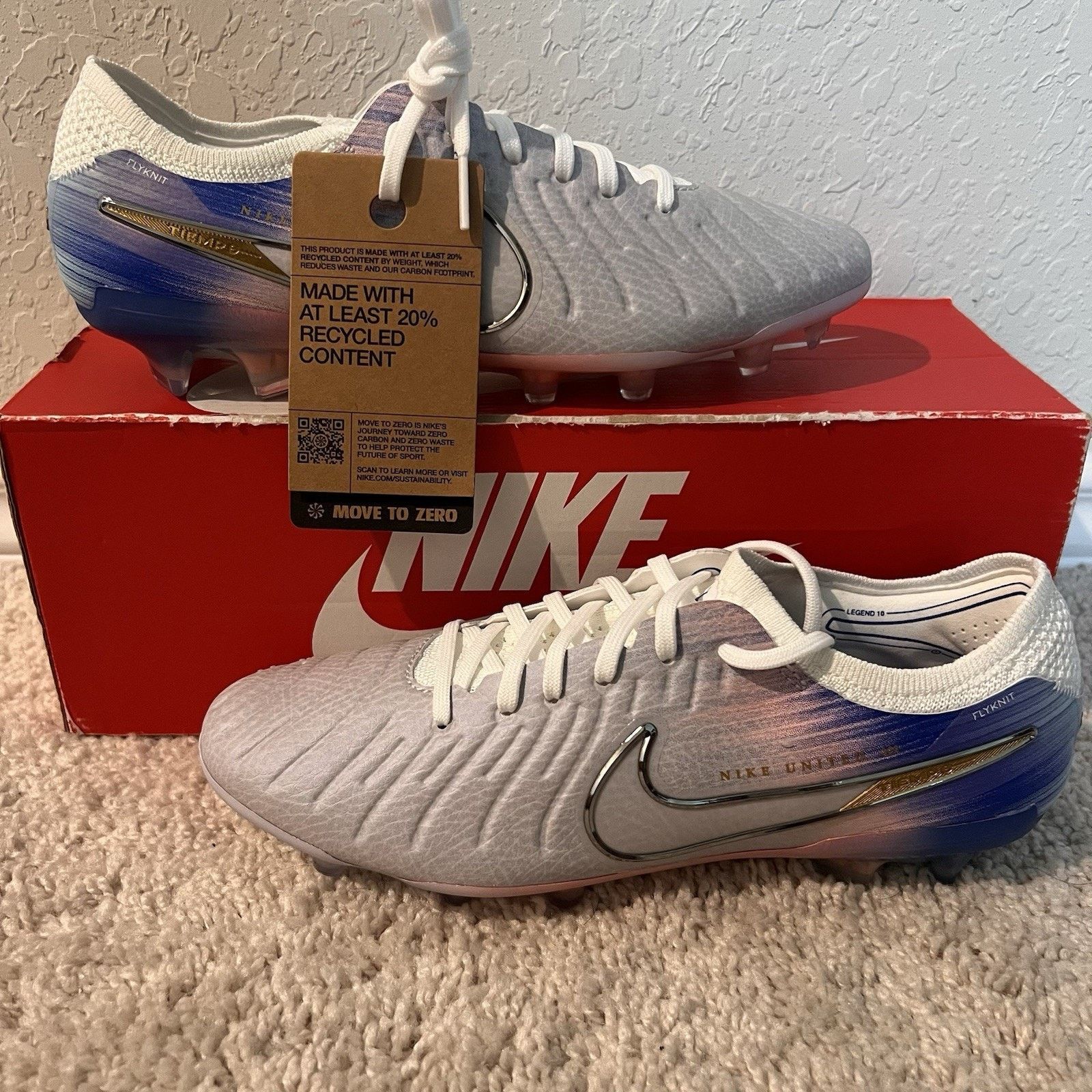 Nike Nike Tiempo Legend 10 Elite FG NU2 Vast 25 Limited Size 6.5 Size US 6.5 / EU 39-40 - 1 Thumbnail