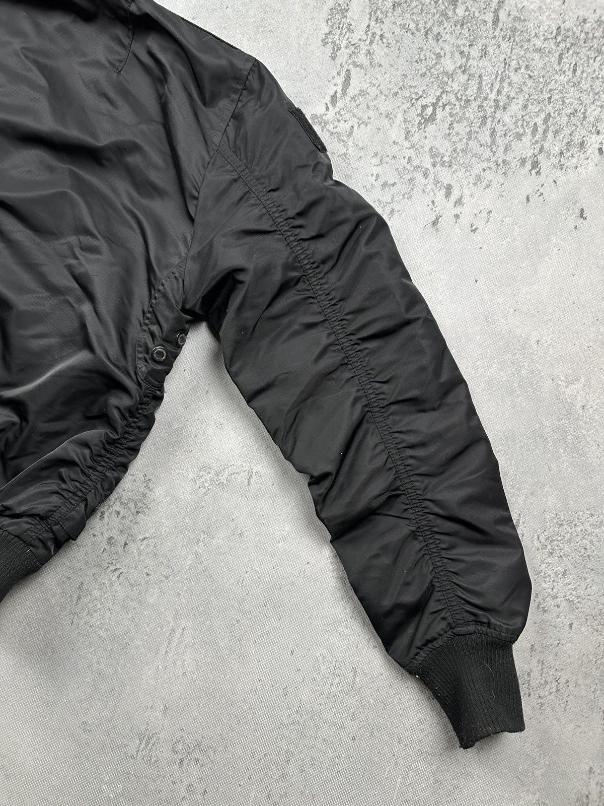 Vintage MilTec Tactical Flight Nylon Bomber Jacket Military Techwear Size US M / EU 48-50 / 2 - 14 Thumbnail