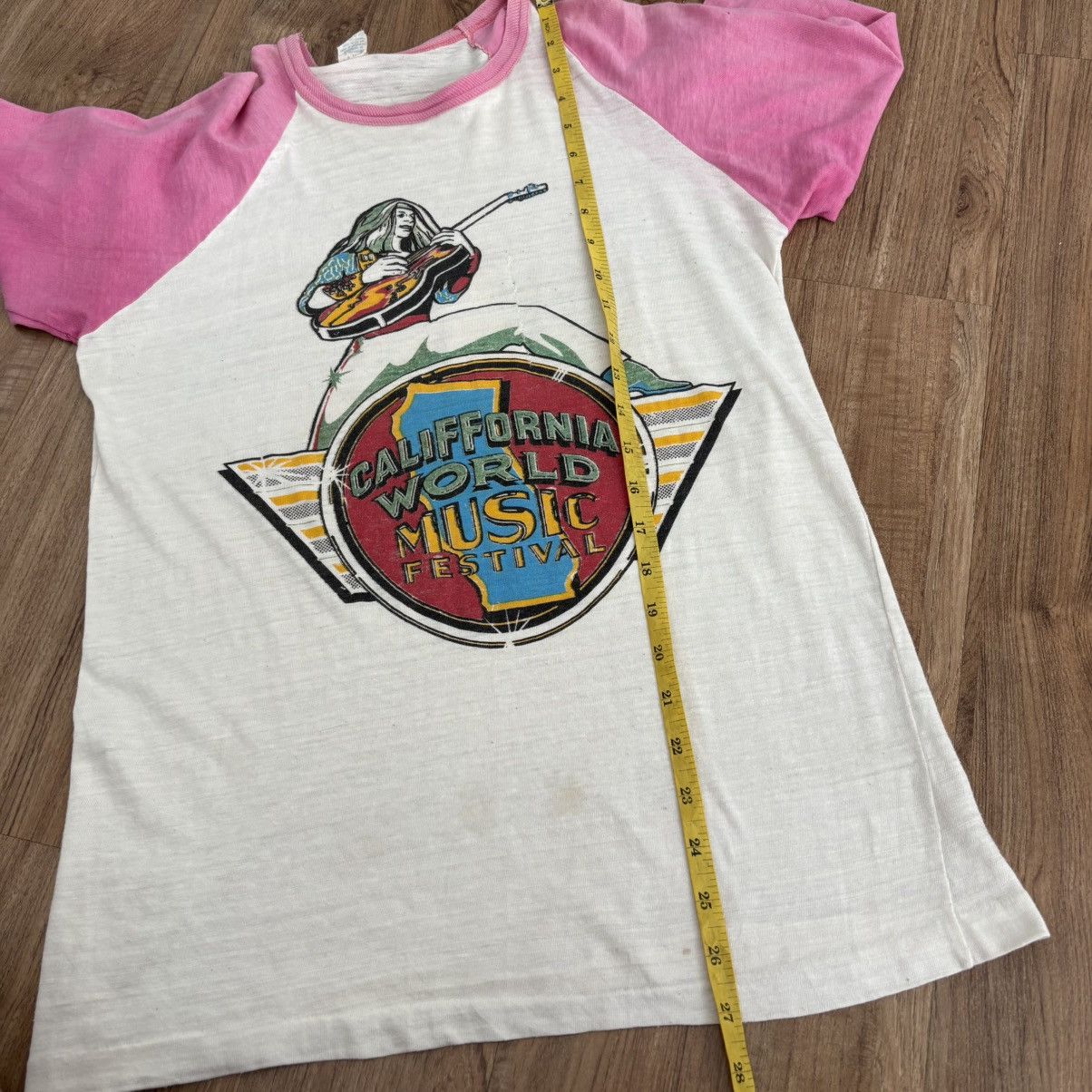 Band Tees Vintage 70’s California World Music Festival Shirt Size US S / EU 44-46 / 1 - 13 Thumbnail