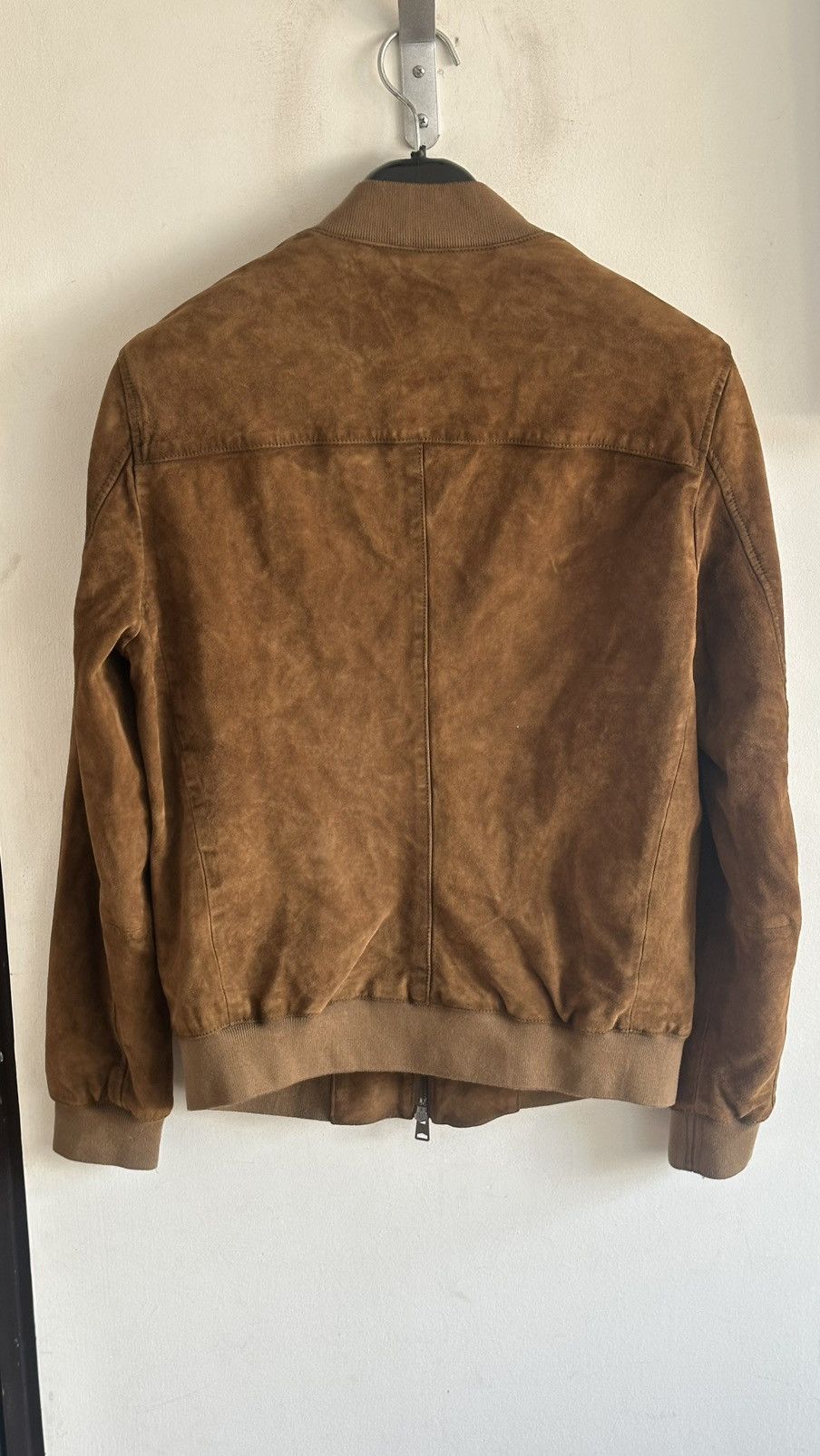 Allsaints All Saints Bergen Bomber suede leather brown Jacket S Size US S / EU 44-46 / 1 - 11 Thumbnail