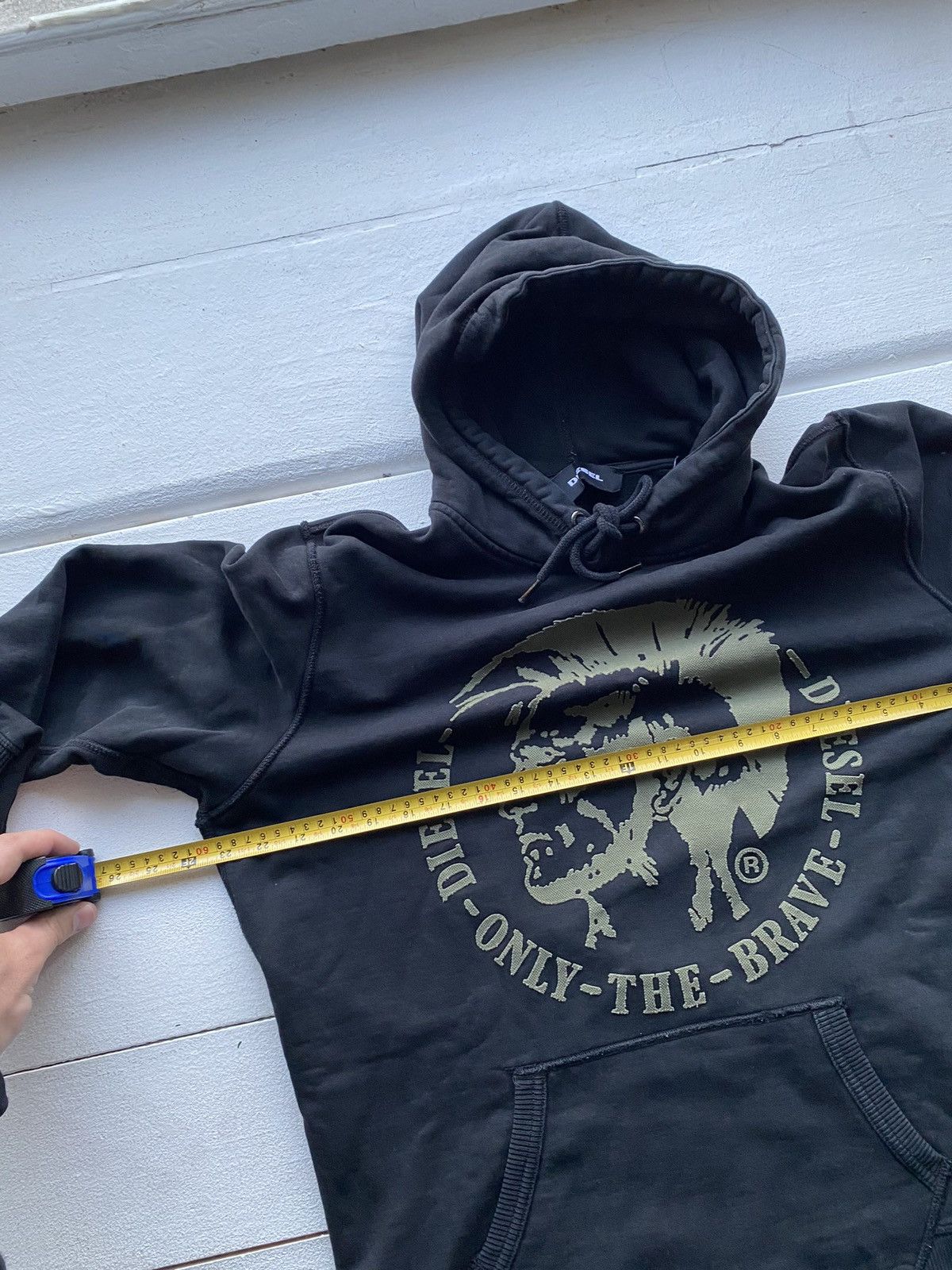20471120 × Diesel 🔥DIESEL OPIUM PUNK GOTHIC BIG LOGO RAP HOODIE Y2K MENS RARE Size US M / EU 48-50 / 2 - 8 Thumbnail