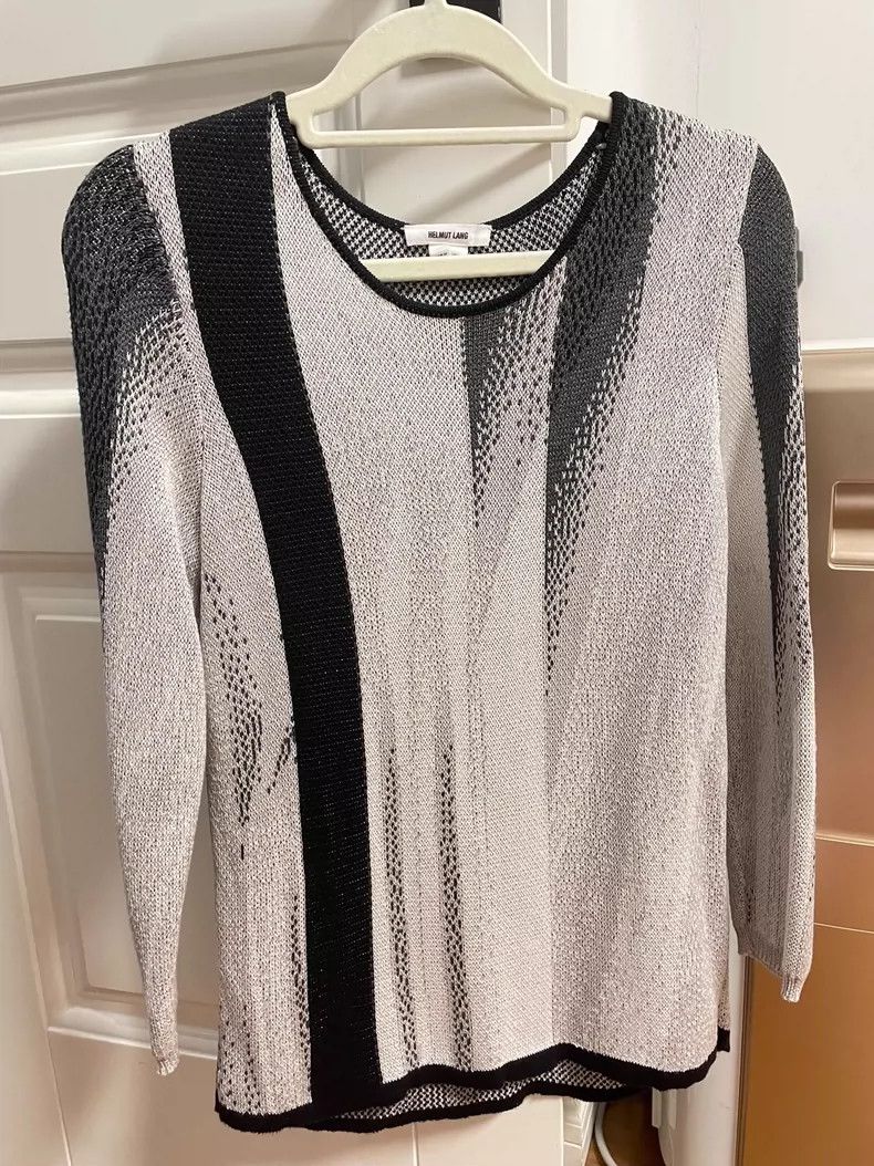 Helmut Lang HELMUT LANG sizeP Unruly design sweater for autumn and wint Size S / US 4 / IT 40 - 1 Thumbnail