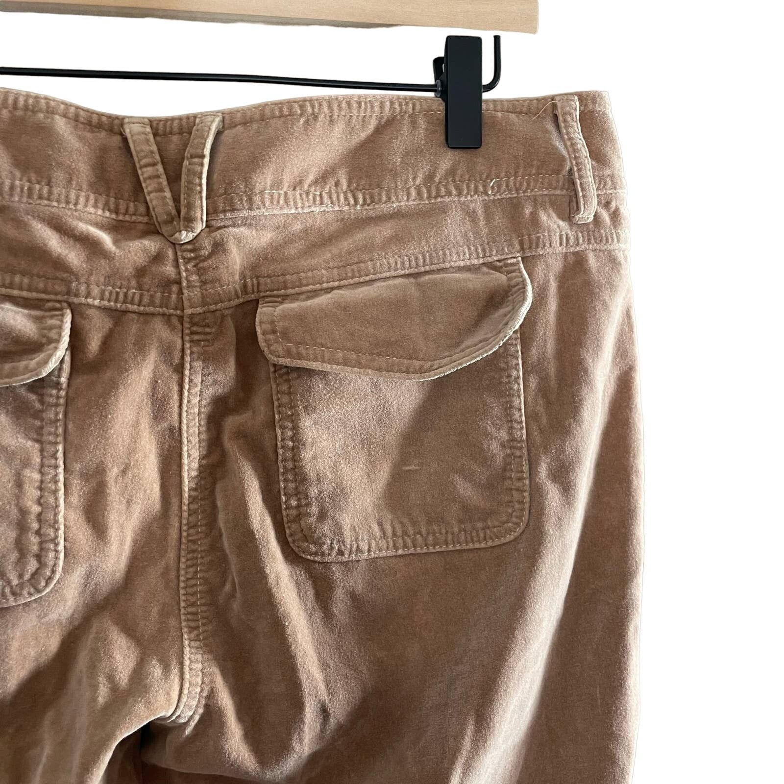 Vintage Tex By Max Azria Vintage Y2K Brushed Denim Khaki Pants - 10 Size 32" / US 10 / IT 46 - 5 Thumbnail