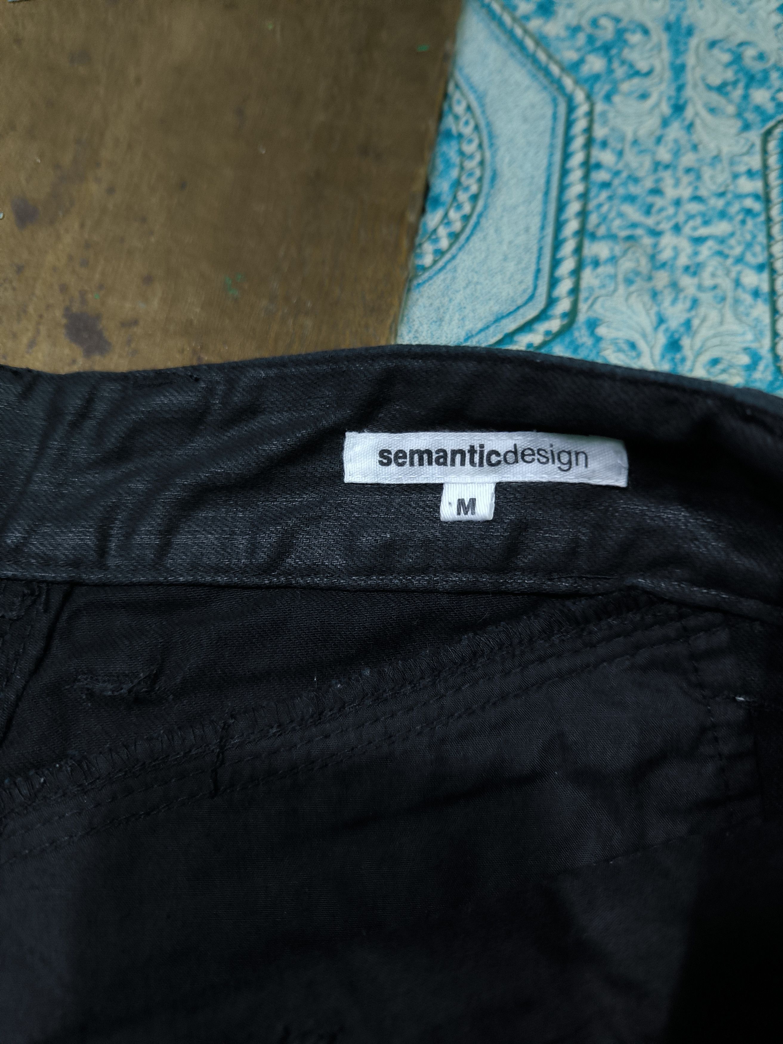14th Addiction Semantic Design Black Coated Jeans Size US 30 / EU 46 - 3 Thumbnail