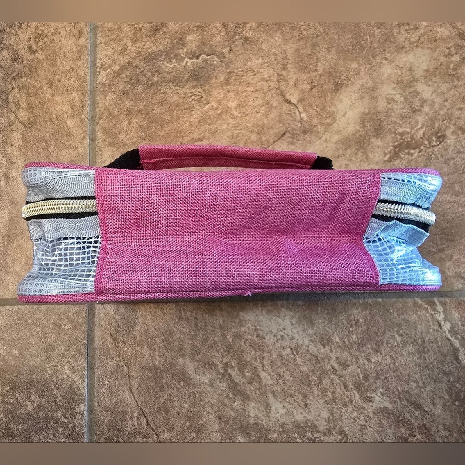 Other Pink Grey Orrini Cosmetic Bag Size ONE SIZE - 3 Thumbnail