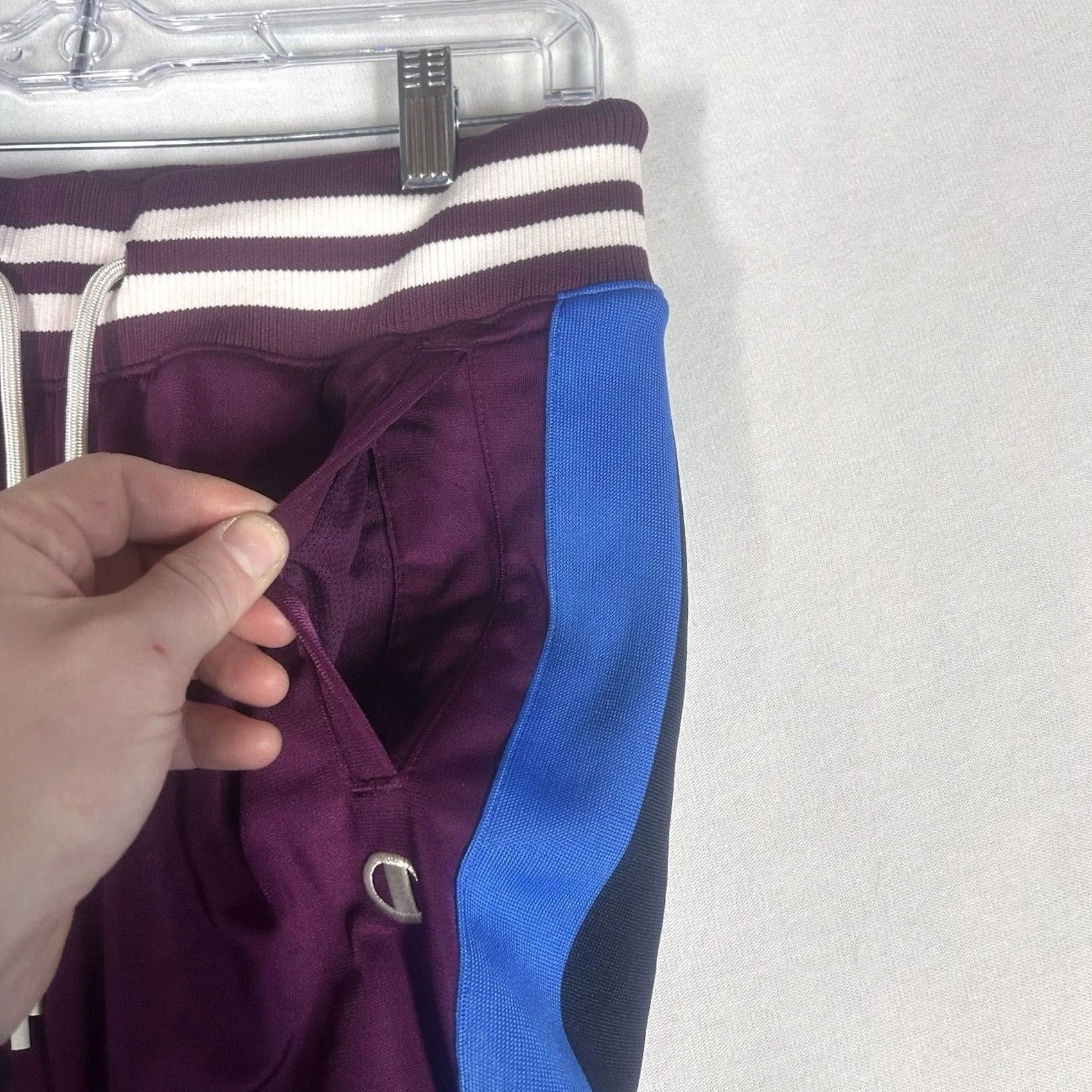 Champion Champion Sweatpants Womens Small Purple Ankle Zip Drawstring Pockets Tapered Inseam 25.5in Athletic Activewear Size 28" / US 6 / IT 42 - 7 Thumbnail