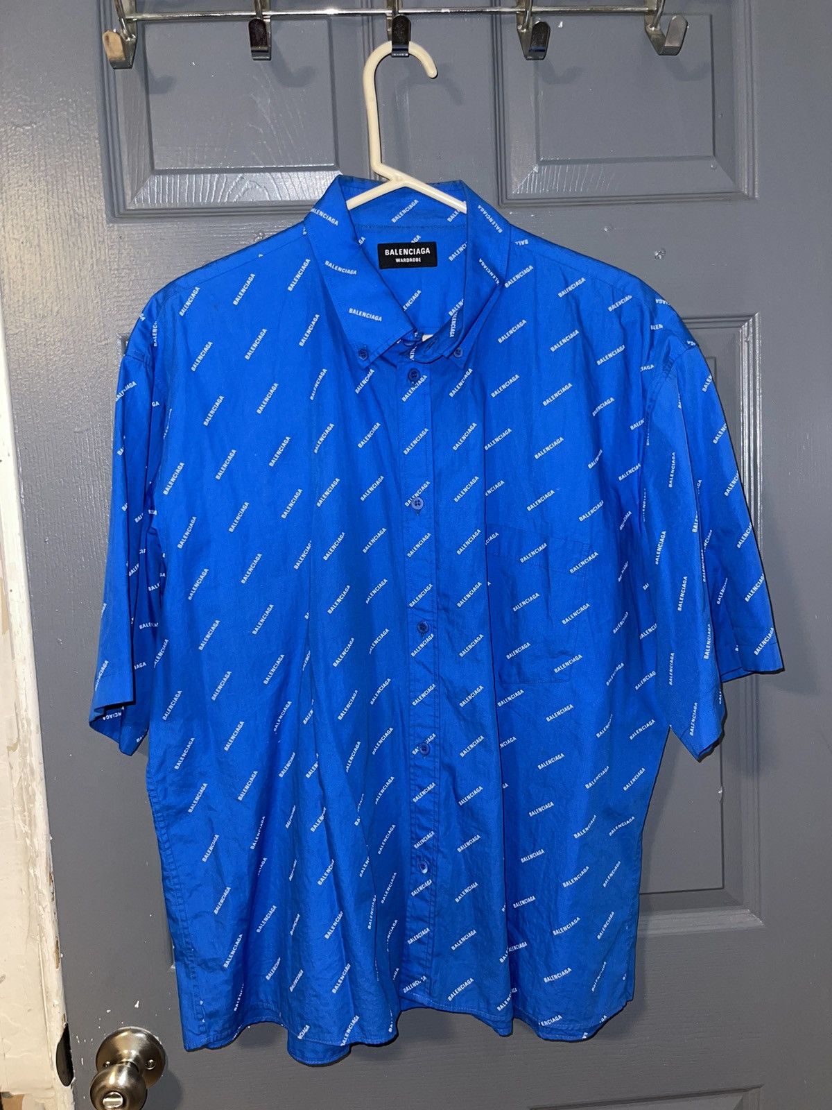 image of Balenciaga in Blue, Men's (Size XL)