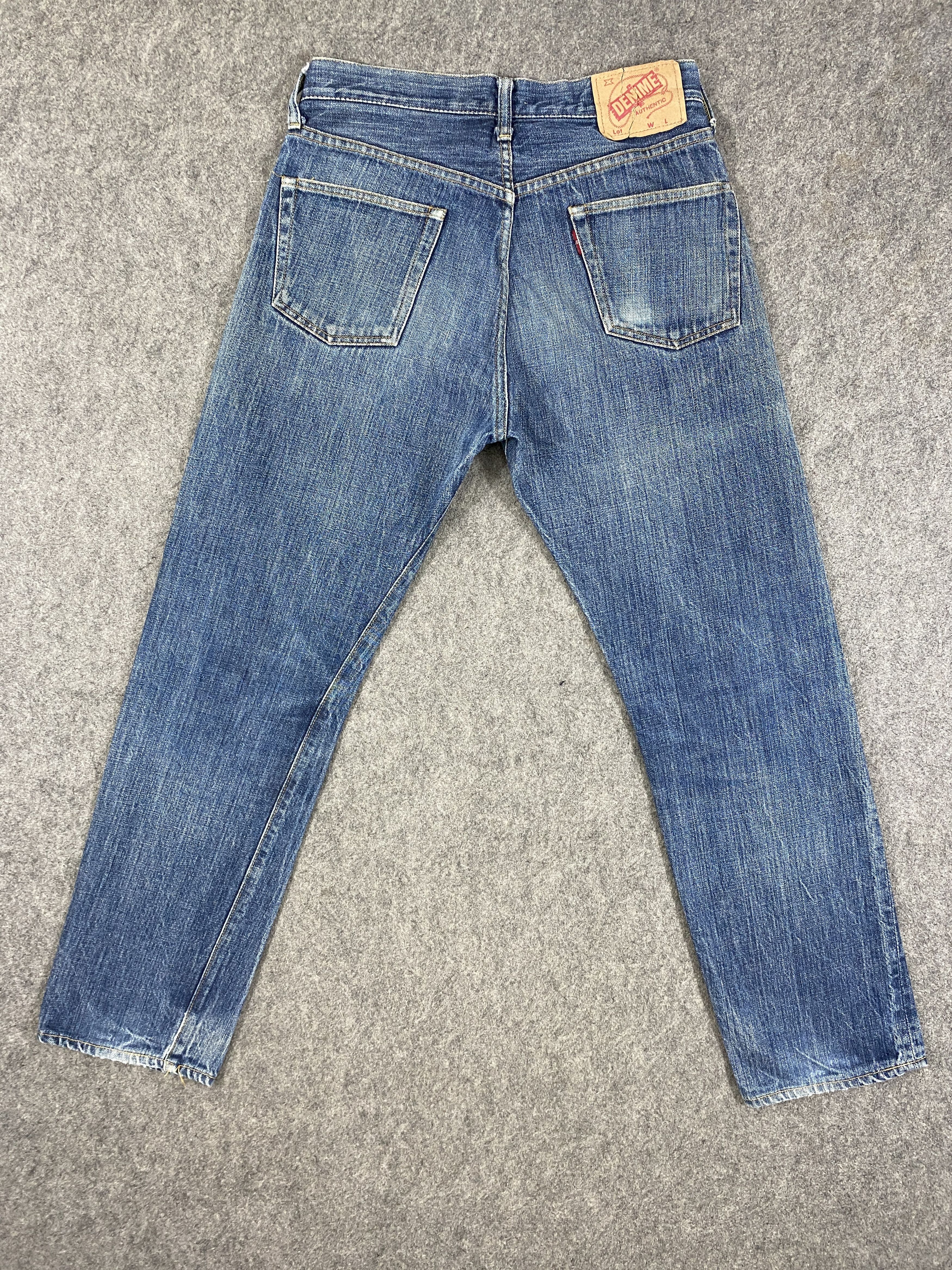 Japanese Brand Blue Vintage Denime Jeans 29x28.5 Denim JN2369 Size US 29 - 2 Thumbnail