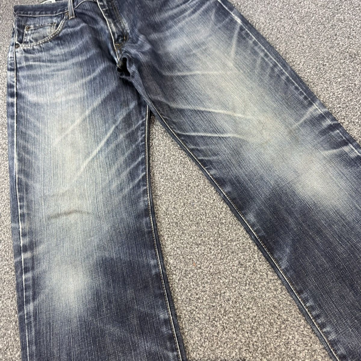 Kapital Vintage Edwin 403 Japanese Denim Distressed Fade Indigo Jean Size US 30 / EU 46 - 4 Thumbnail