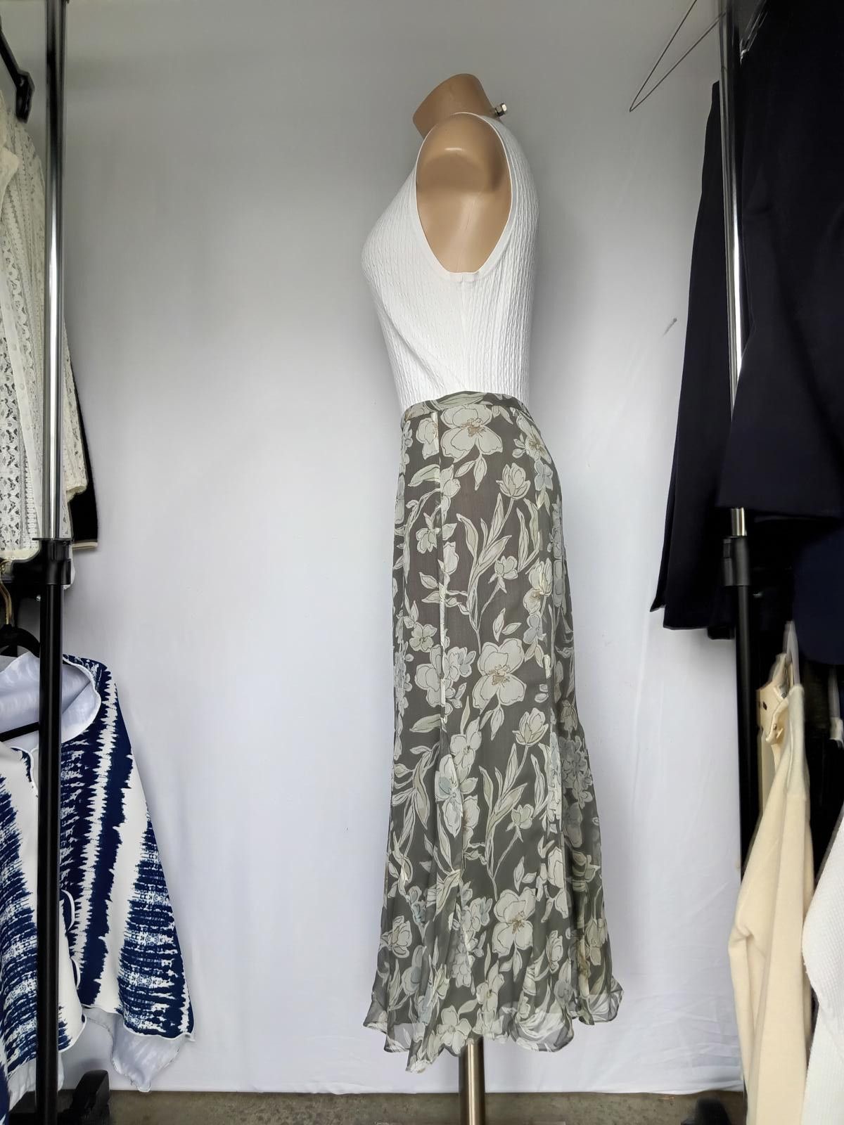 Charter Club Charter Club Floral Midi Skirt & Tank Top Set Size 32" / US 10 / IT 46 - 2 Thumbnail