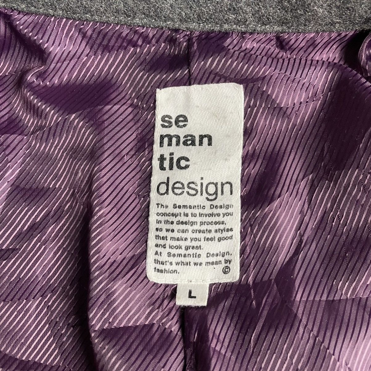 If Six Was Nine 🇯🇵 SEMANTIC DESIGN PUNK AVANT GARDE BELTED WOOL TRENCH COAT Size US L / EU 52-54 / 3 - 15 Thumbnail