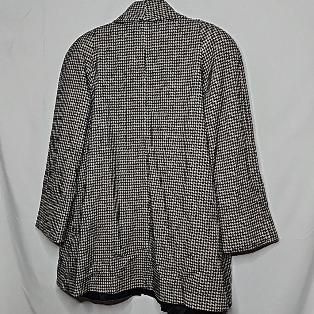 Preston & York Preston & York VINTAGE houndstooth 70% wool coat jacket sz L Size L / US 10 / IT 46 - 3 Thumbnail